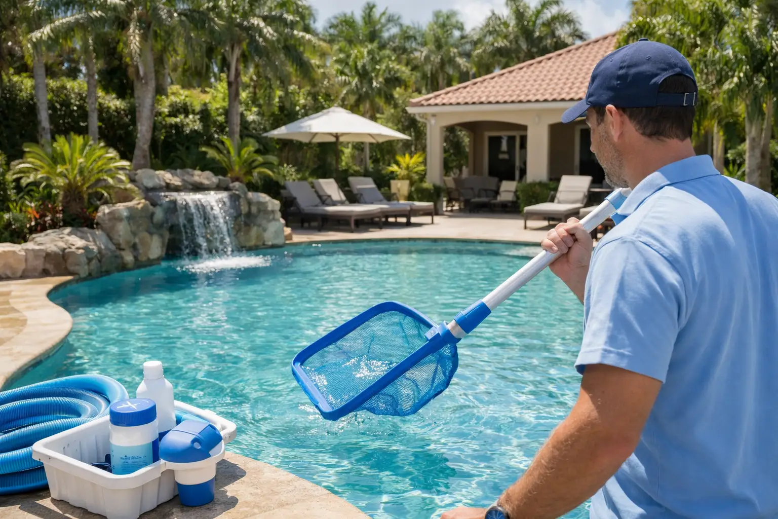 Weekly Pool Service Wellington FL for Clear Water