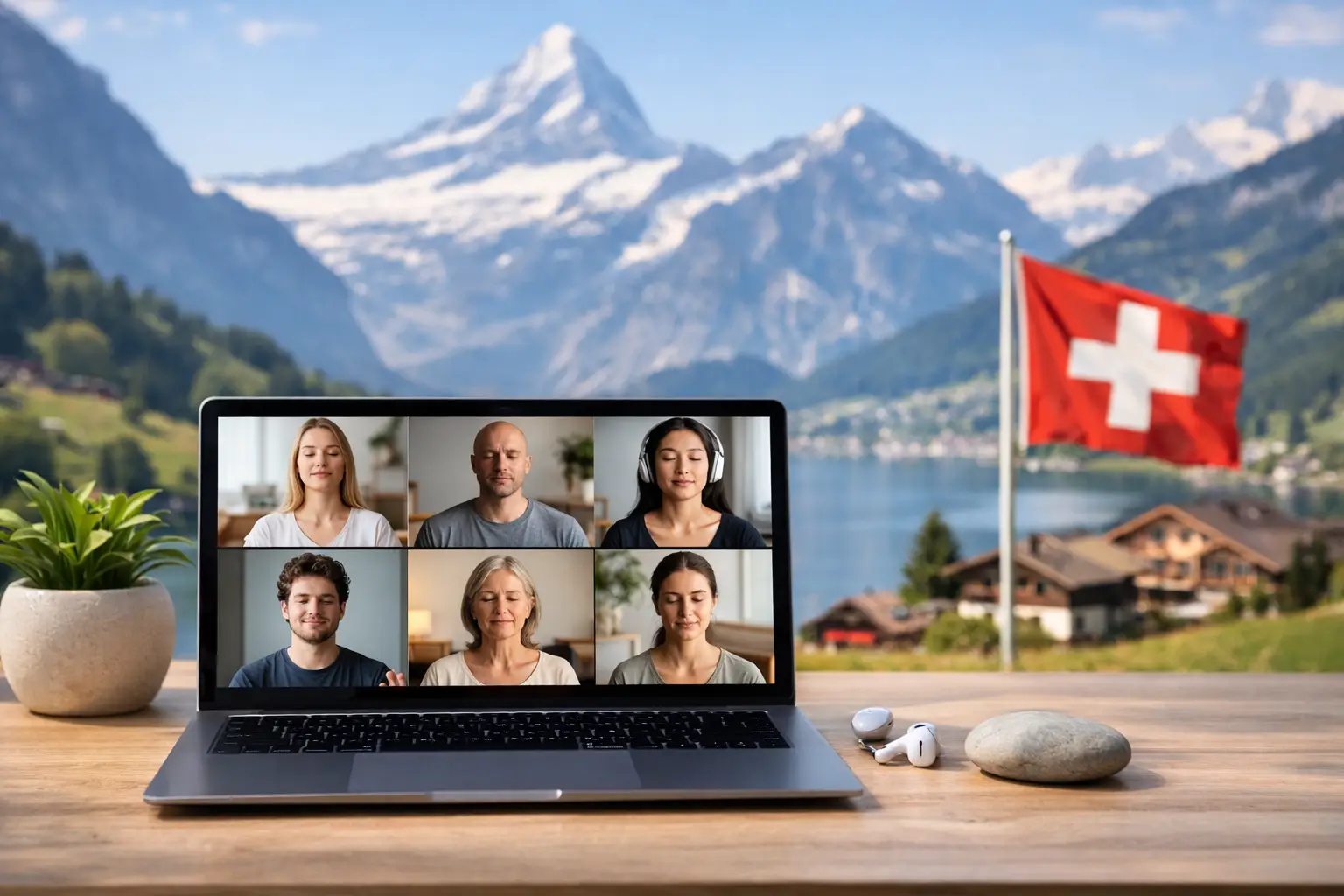Online-Gruppenmeditation in der Schweiz finden