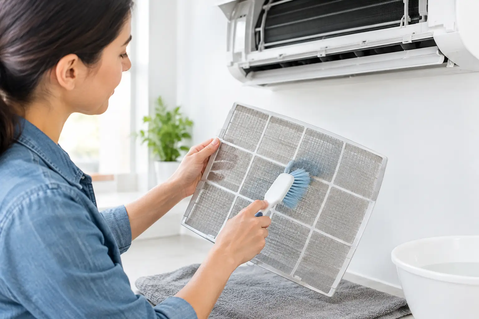 How to Clean AC Filters Without Damaging Them