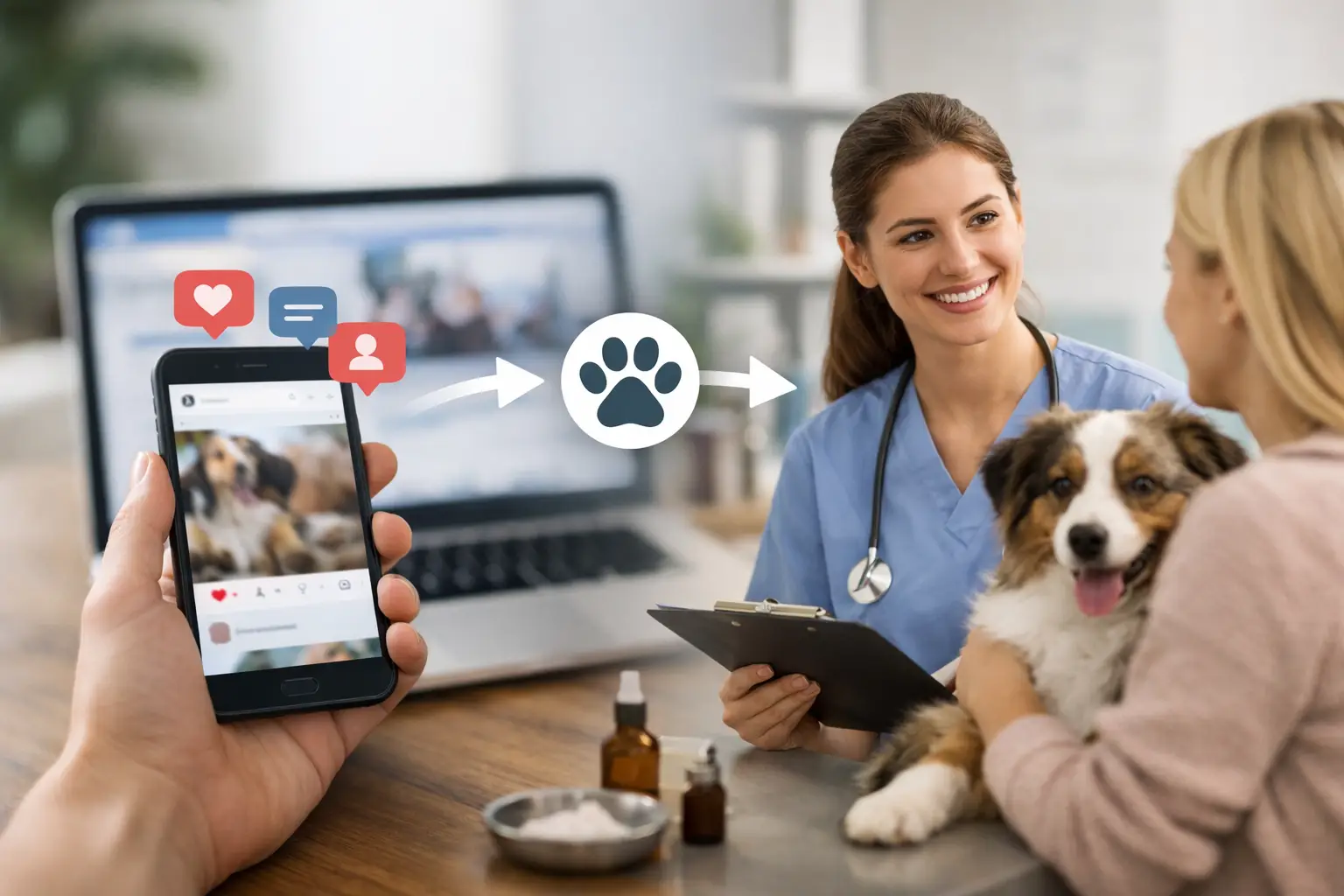 How to Convert Social Traffic Into Pet Care Leads