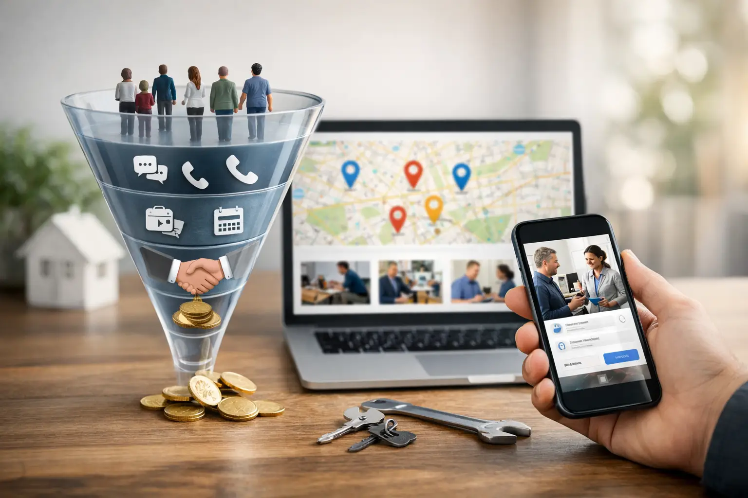 How a Local Service Conversion Funnel Works