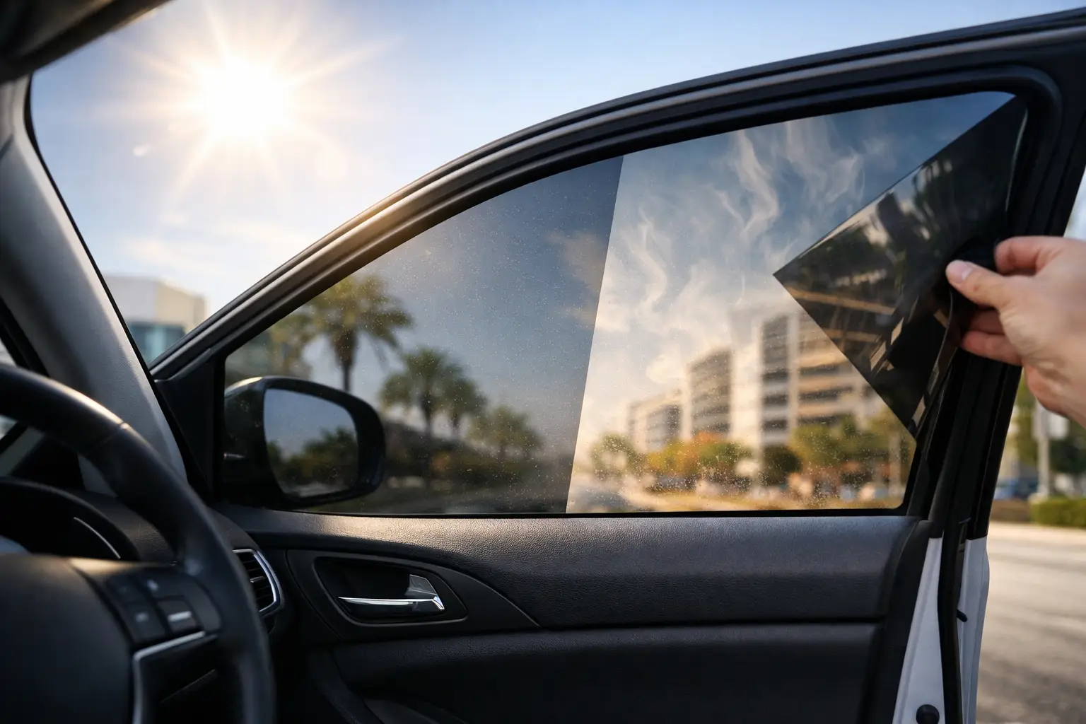 How window tint reduces heat v aute