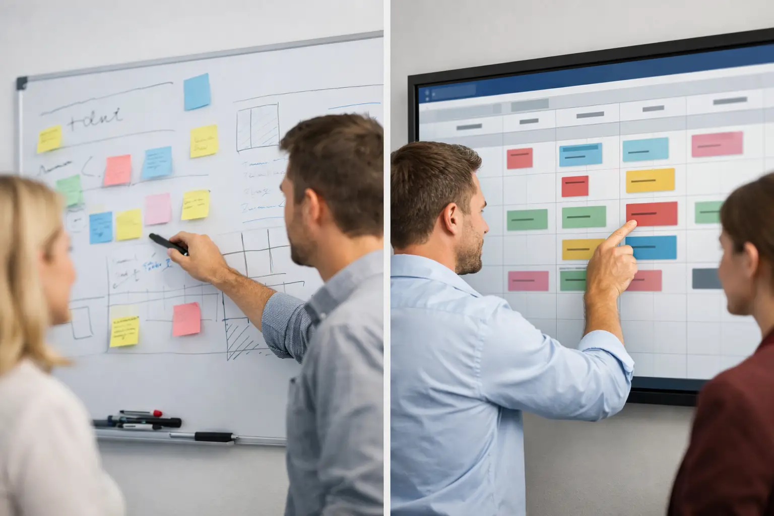Whiteboard oder digitale Plantafel?