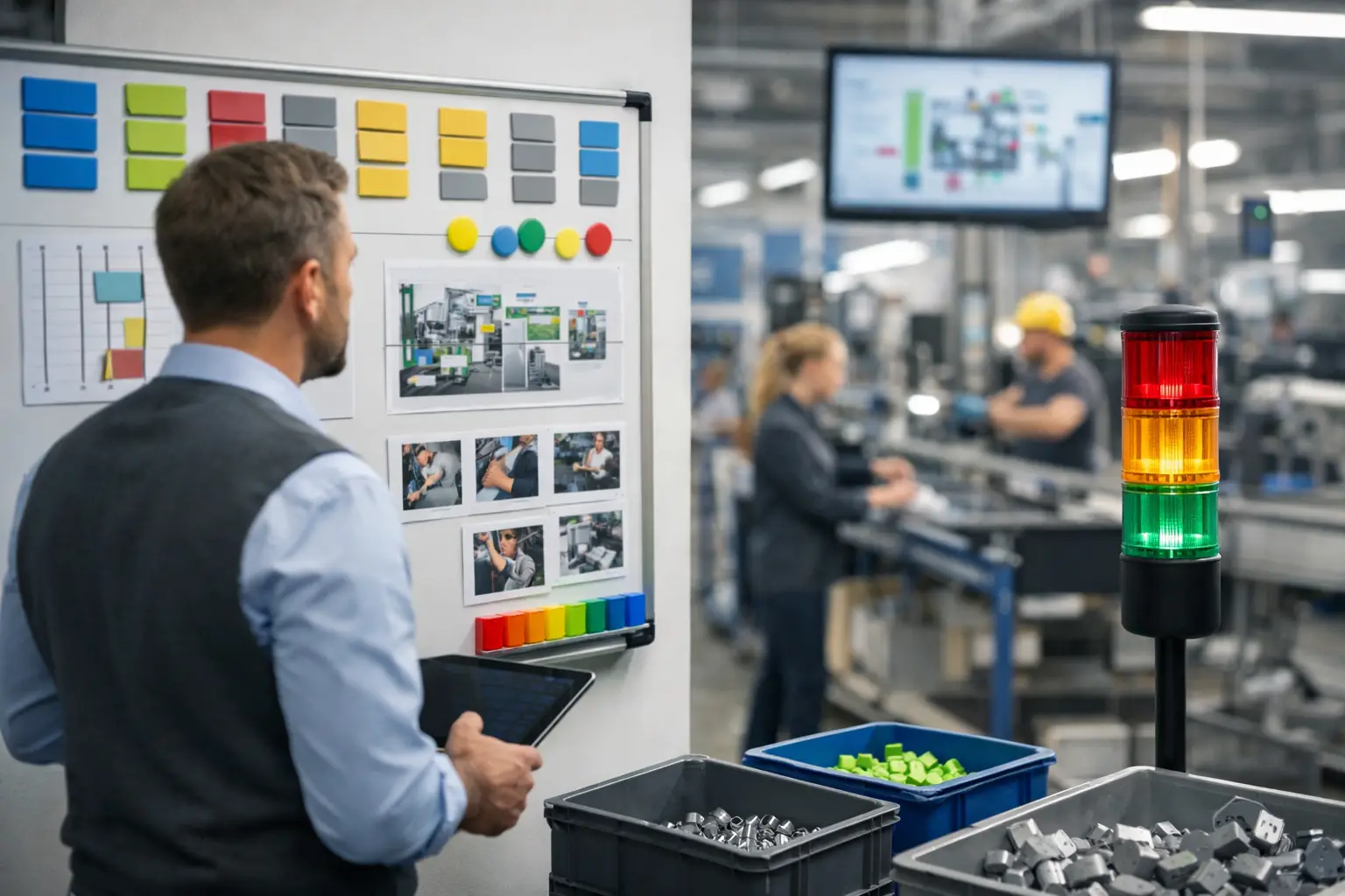 Leitfaden zur visuellen Fertigungssteuerung