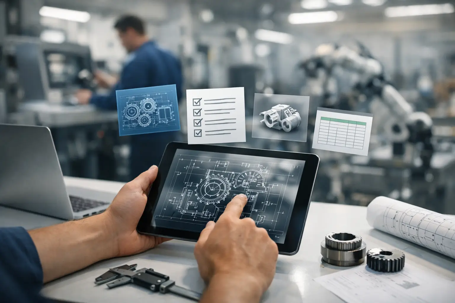 Fertigungsdokumente digital verwalten