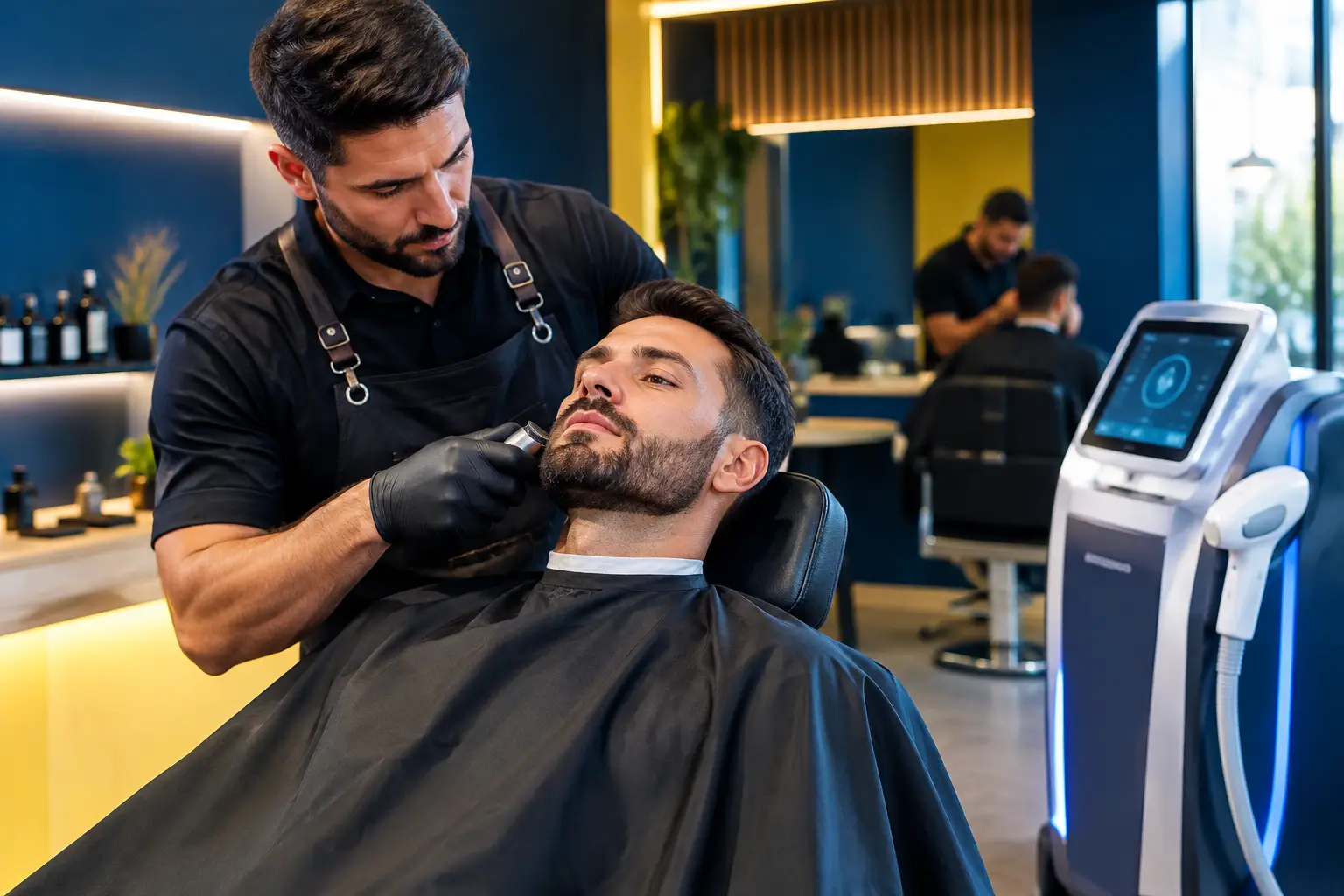 Barbearia moderna com mais valor por cliente