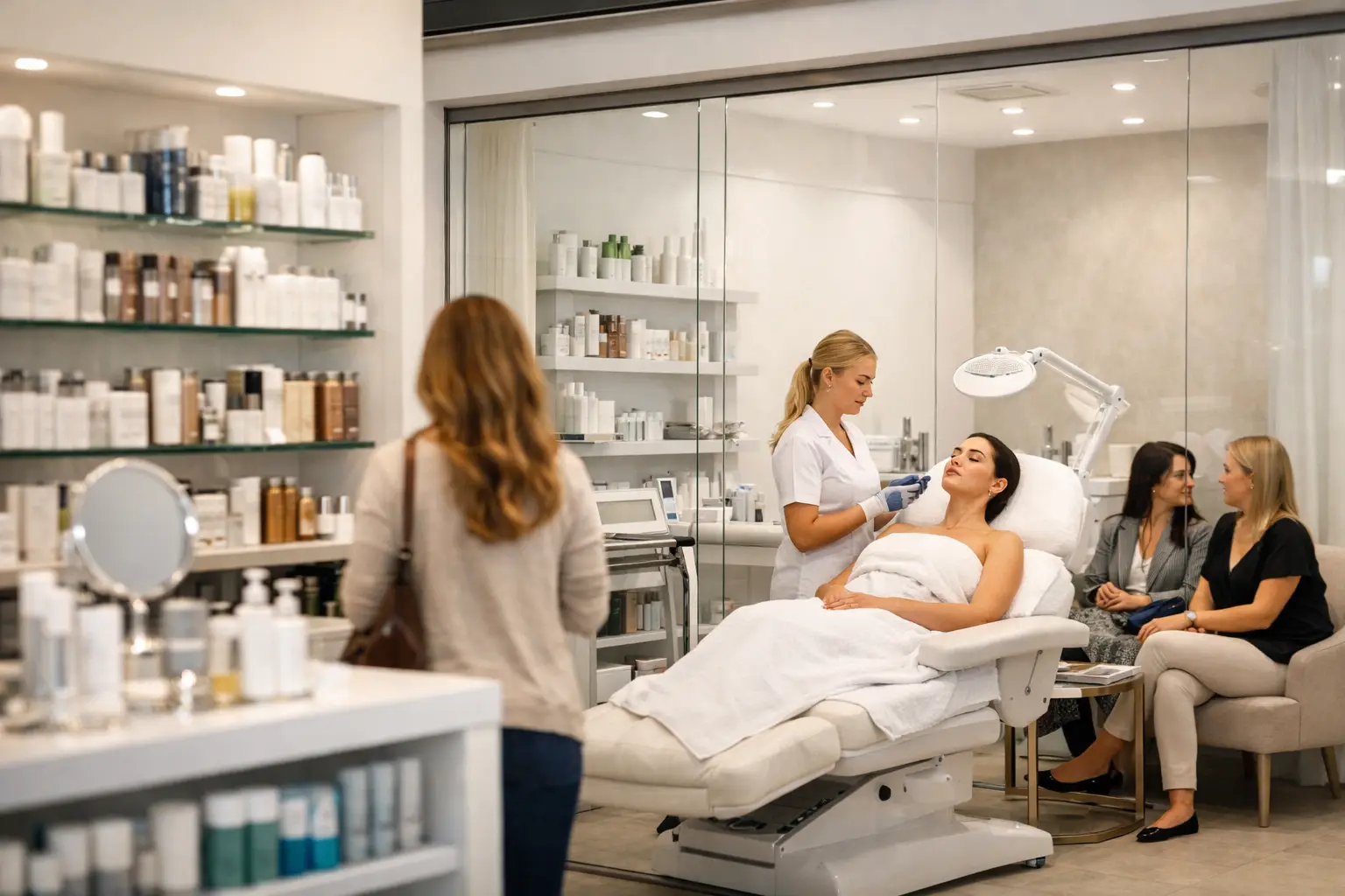 Modelo store-in-store na estética: como funciona