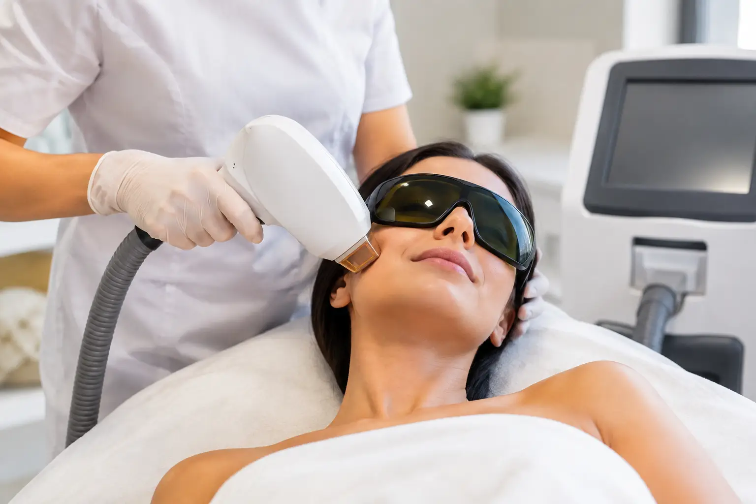 Tecnologia laser profissional para estética