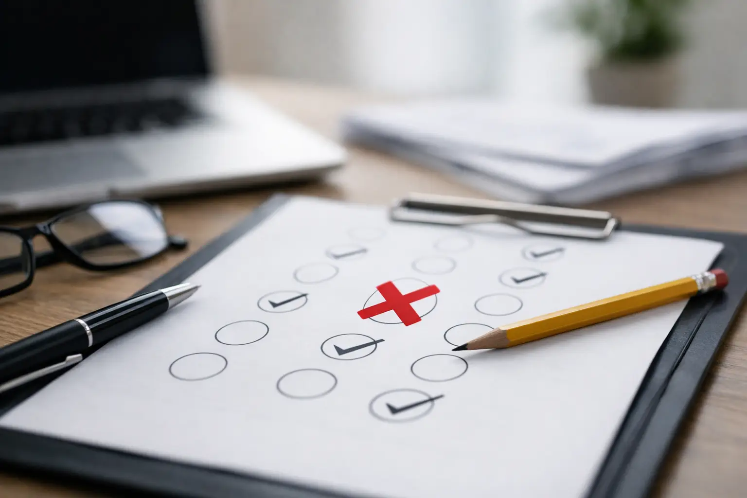 5 cas de gestion des erreurs en QCM à corriger
