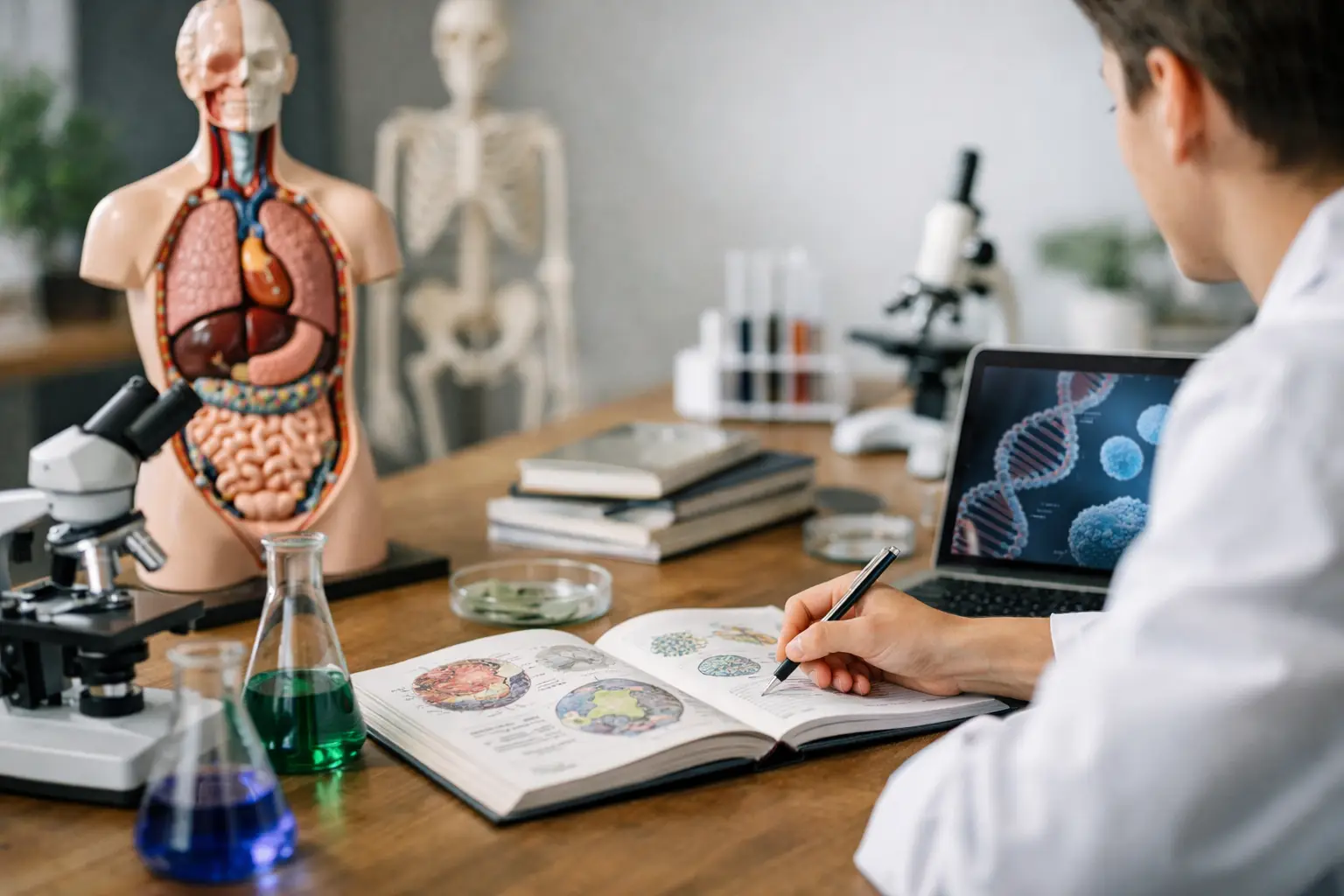 Comment réviser la biologie pour médecine en FWB