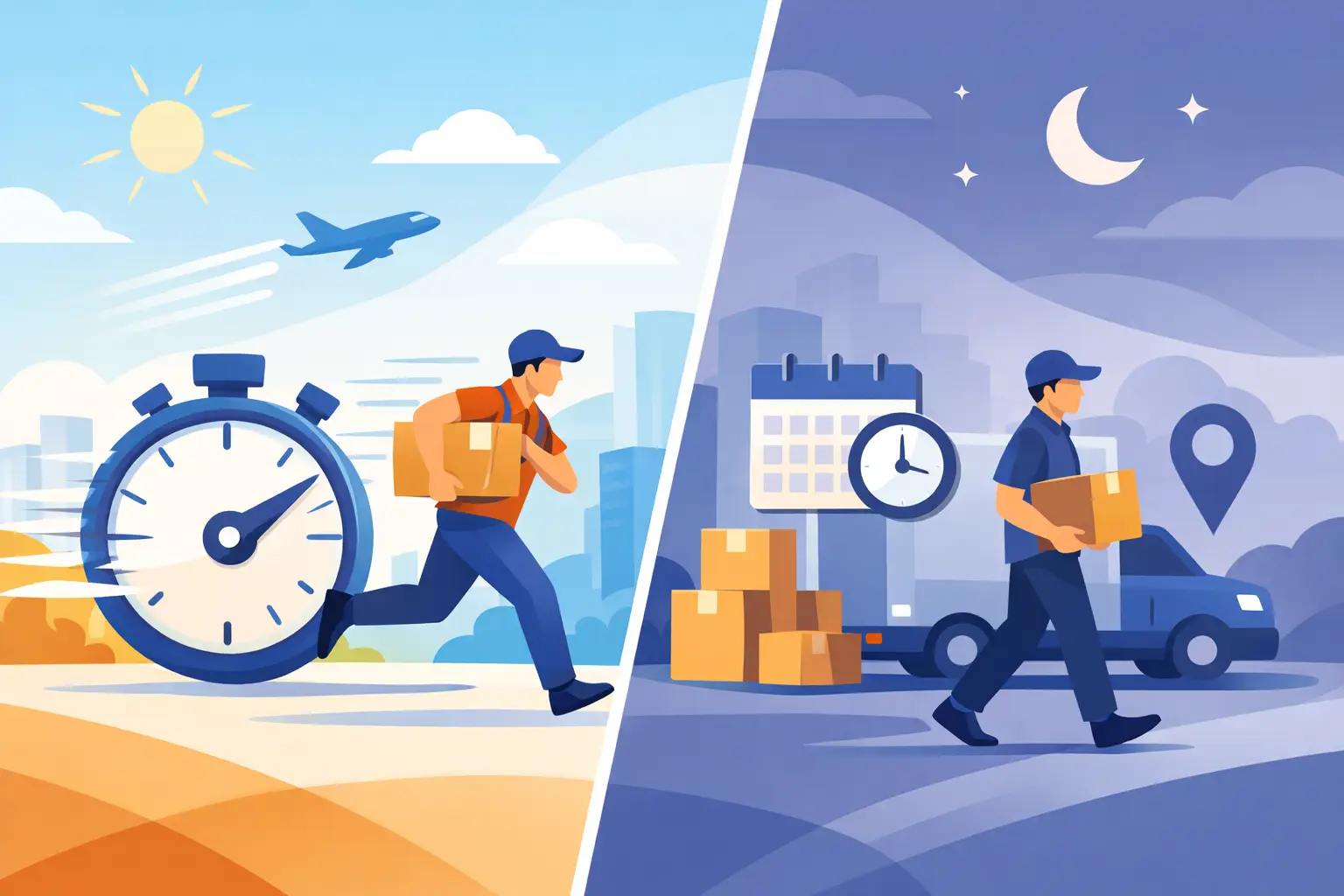 Same Day Versus Standard Service Explained