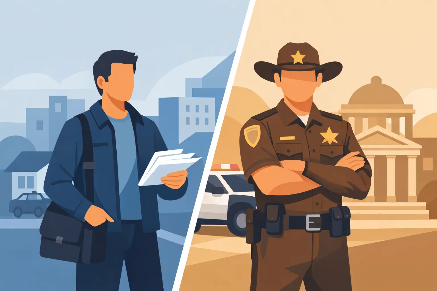 Private Process Server Versus Sheriff: Which Fits?