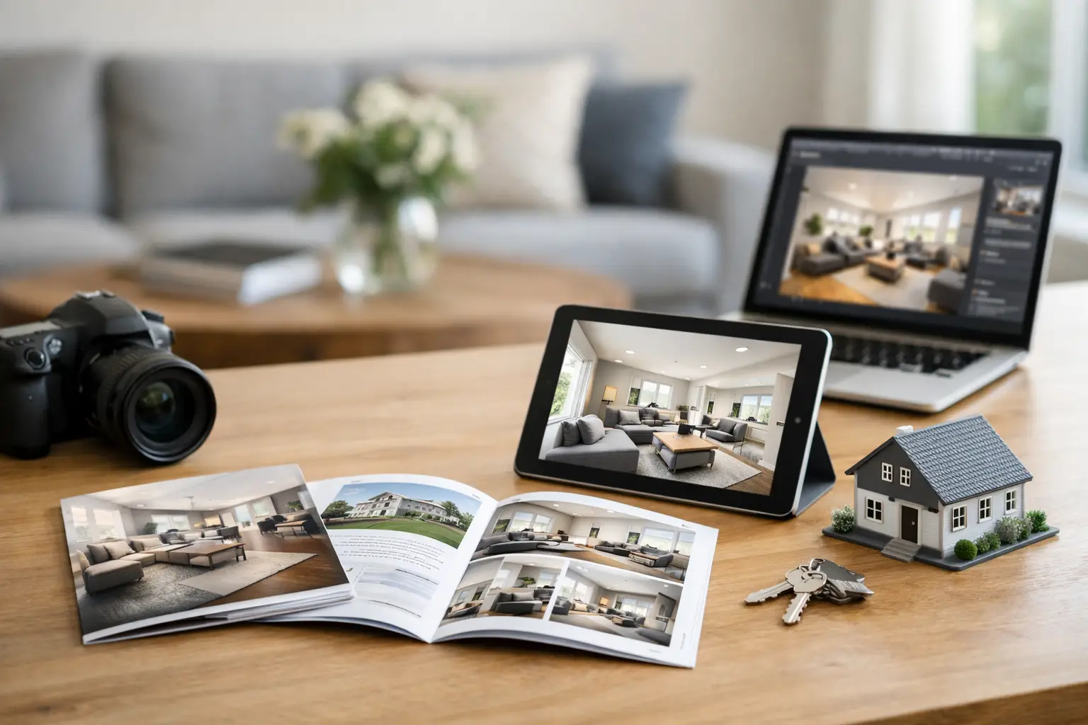 Woningpresentatie pakket voor makelaars dat verkoopt