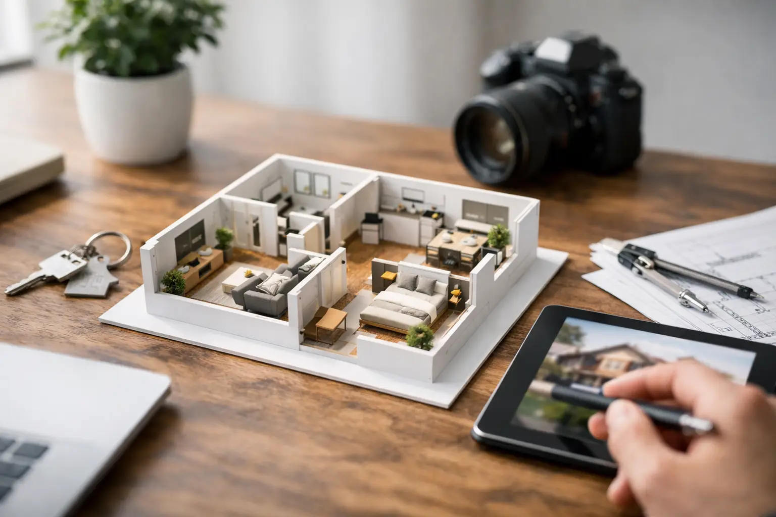 Wat voegt een 3D-plattegrond toe aan een woningadvertentie?