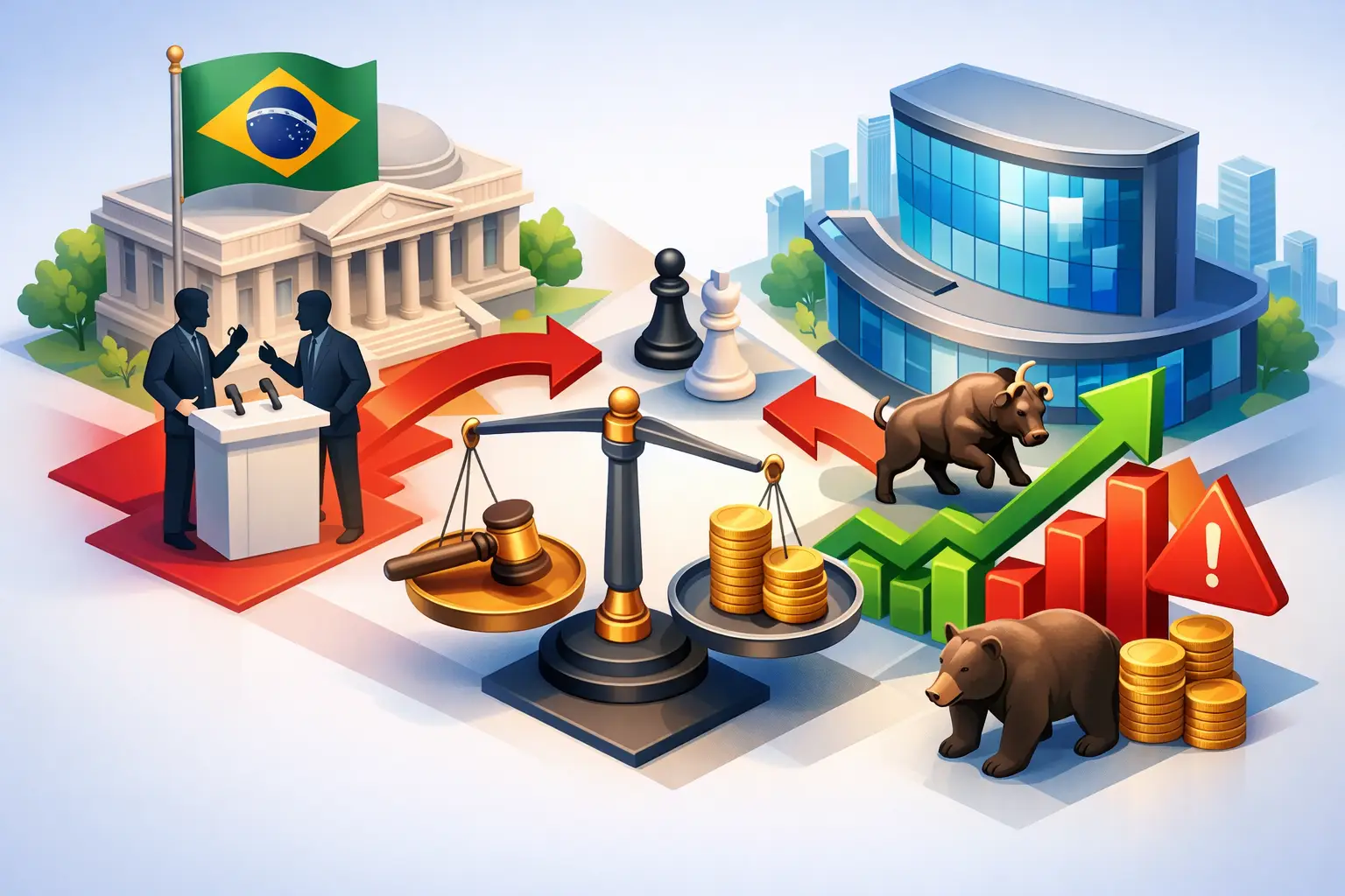 5 sinais de impacto político nas ações da B3