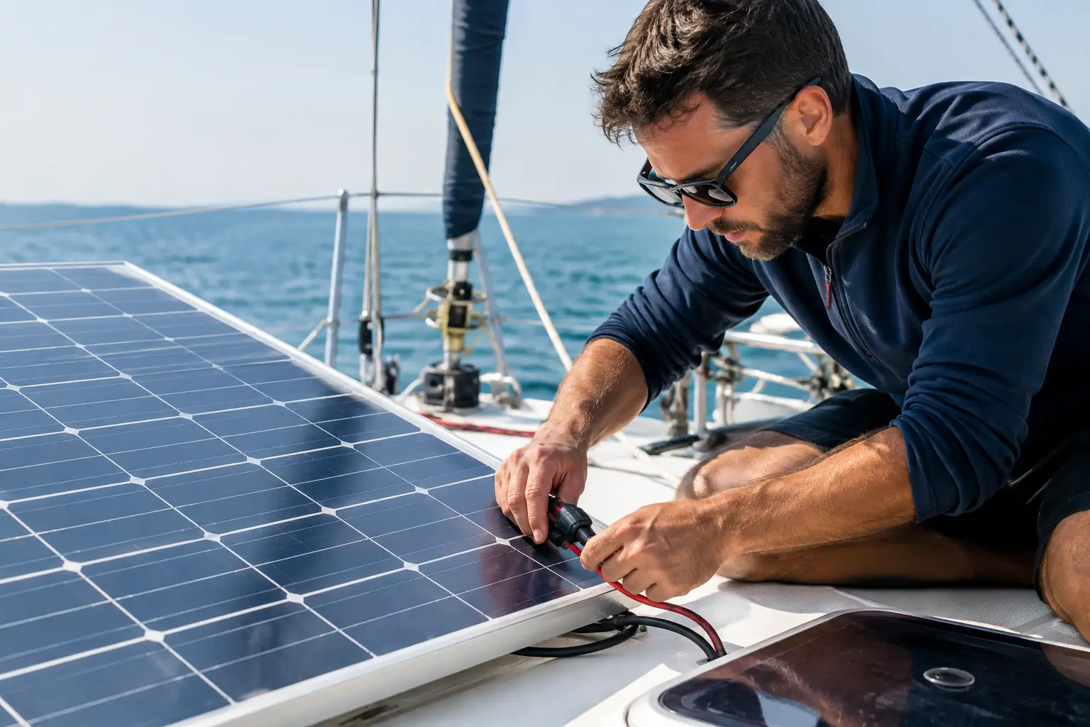 Kako spojiti solarne panele na plovilu