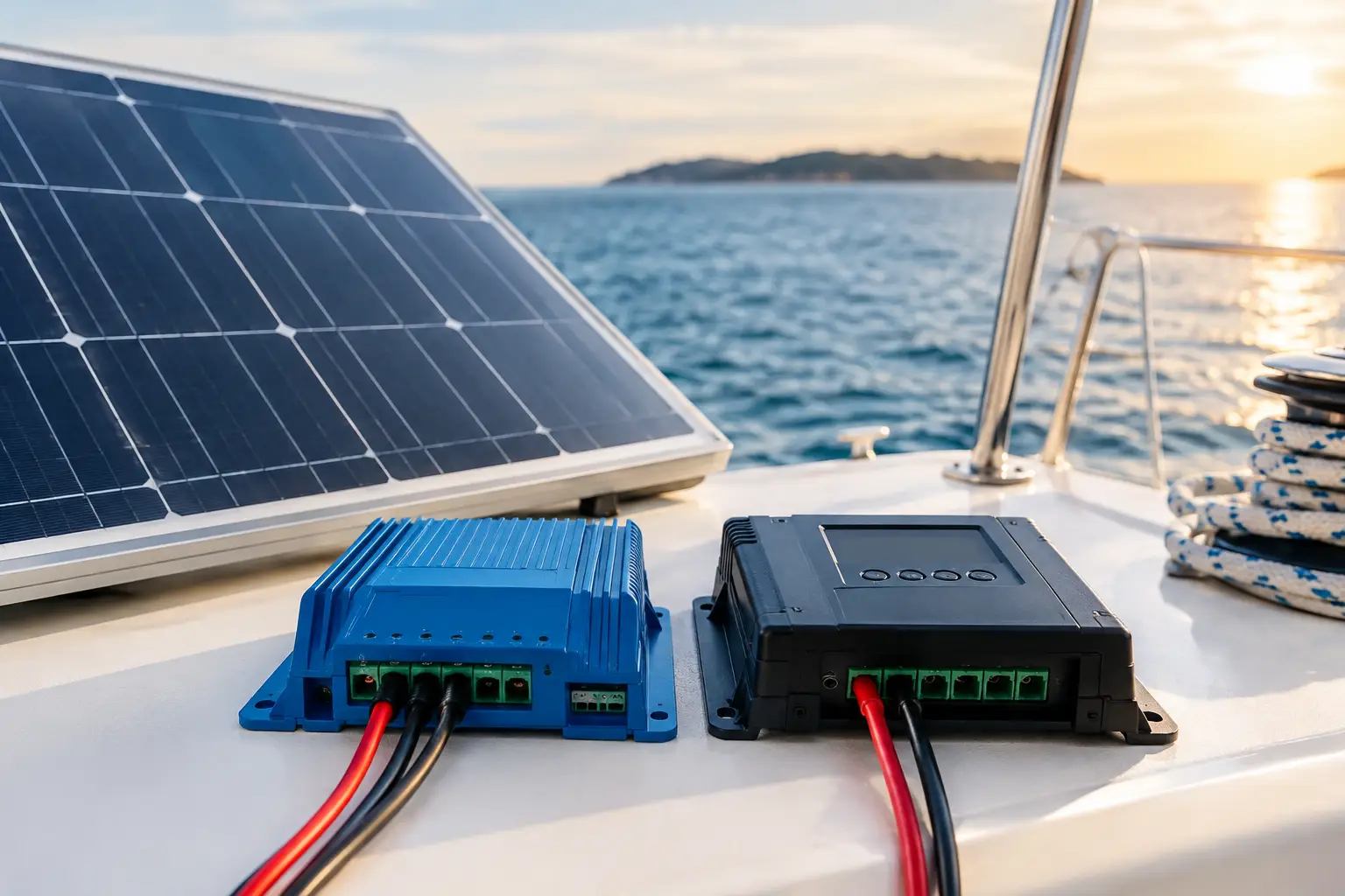 MPPT ili PWM regulator za solarni sustav plovila