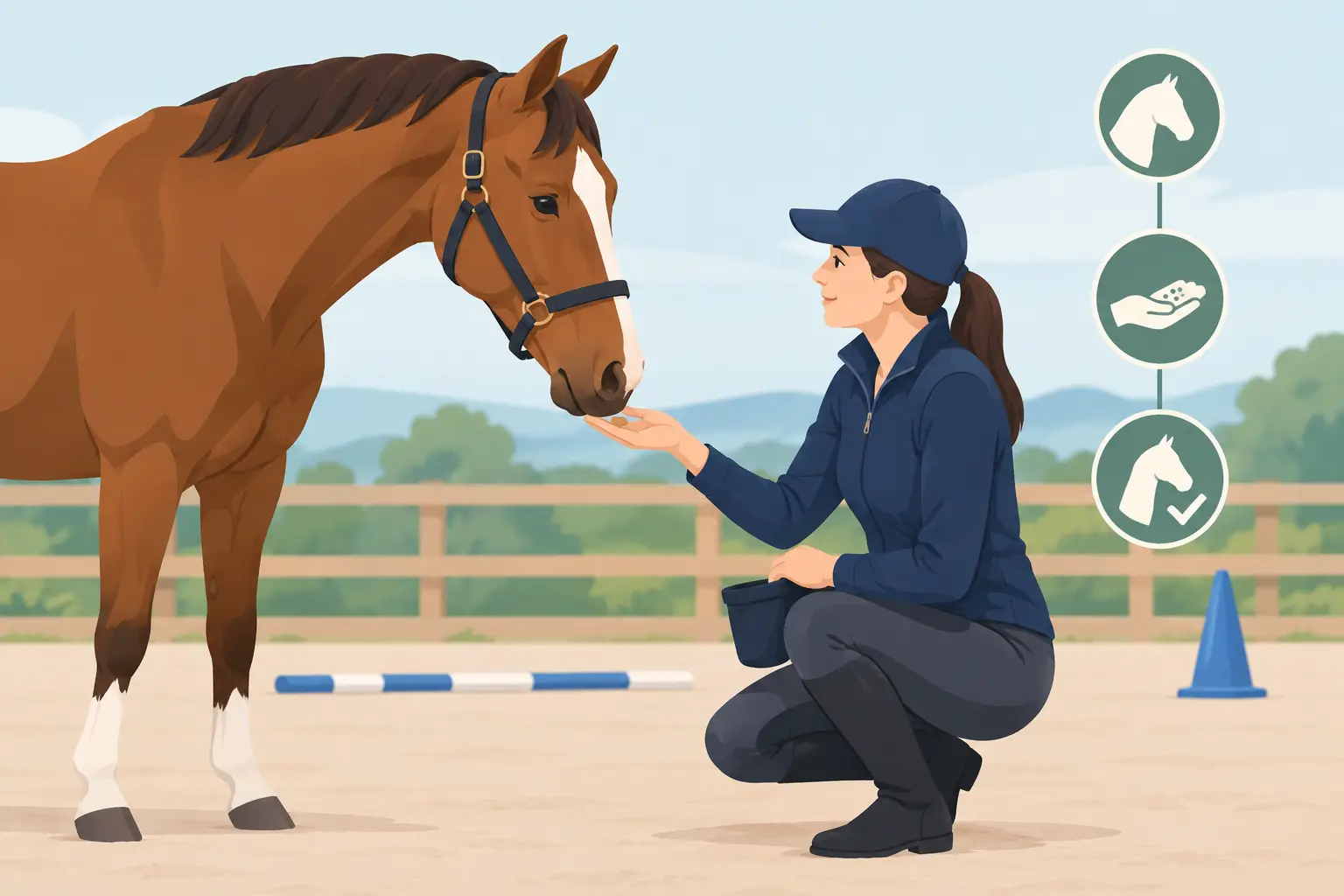 When to Introduce Rewards During Horse Training
