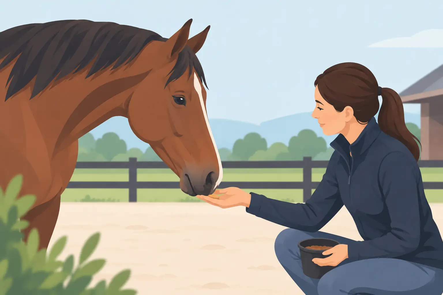 How to Reward Nervous Horses Without Overfacing Them