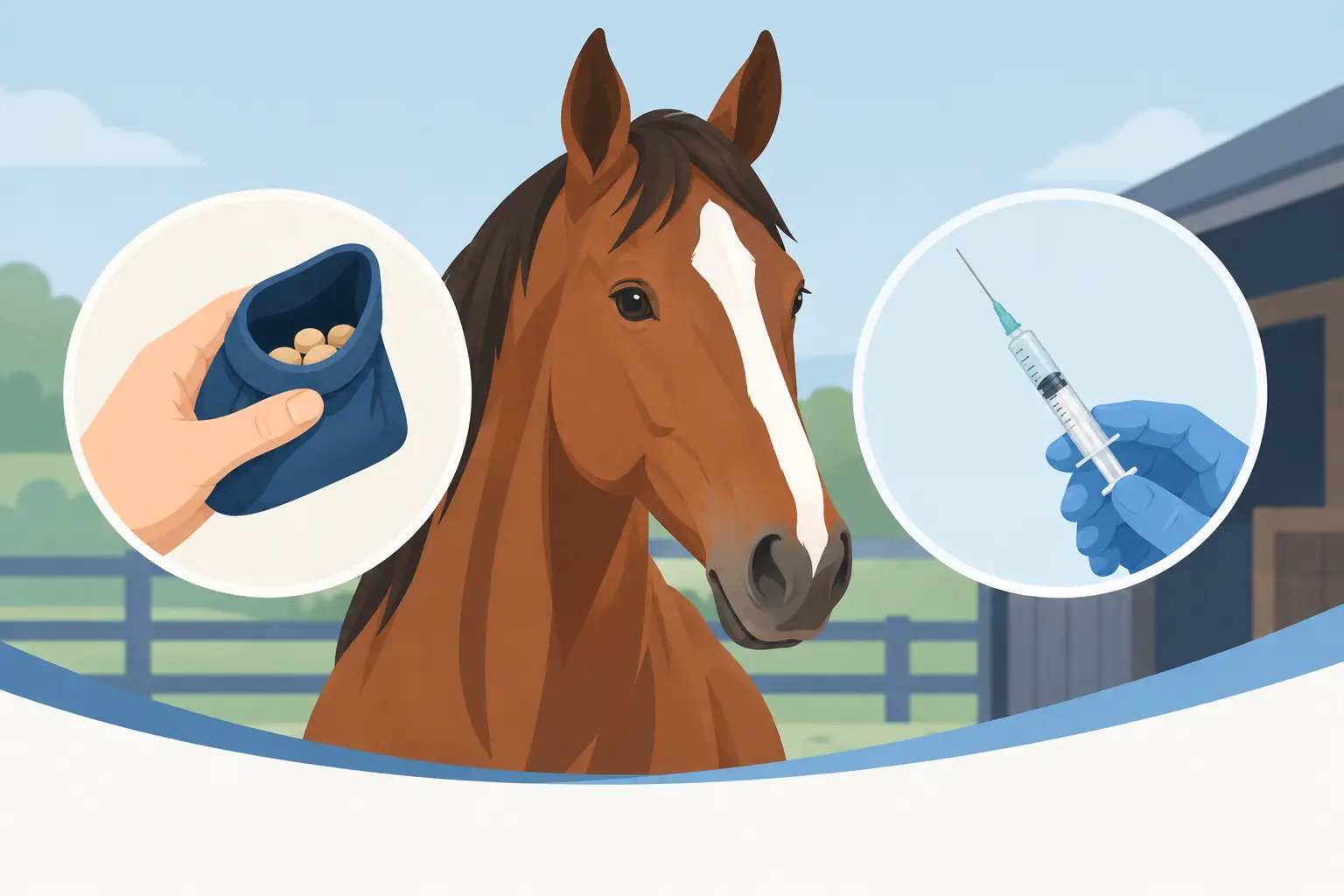 Medication Pockets Versus Syringes for Horses