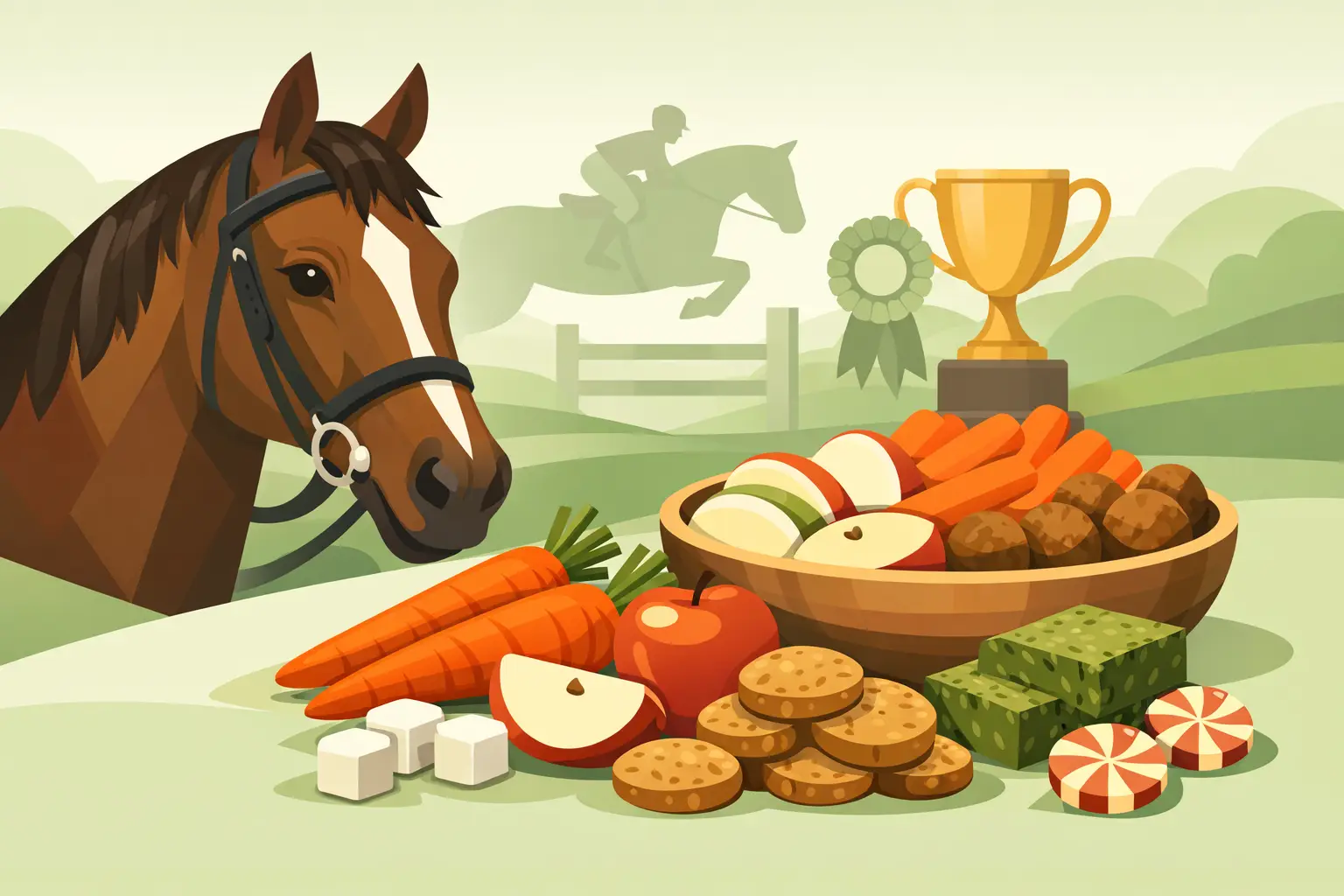 Best Treats for Competition Horses That Work