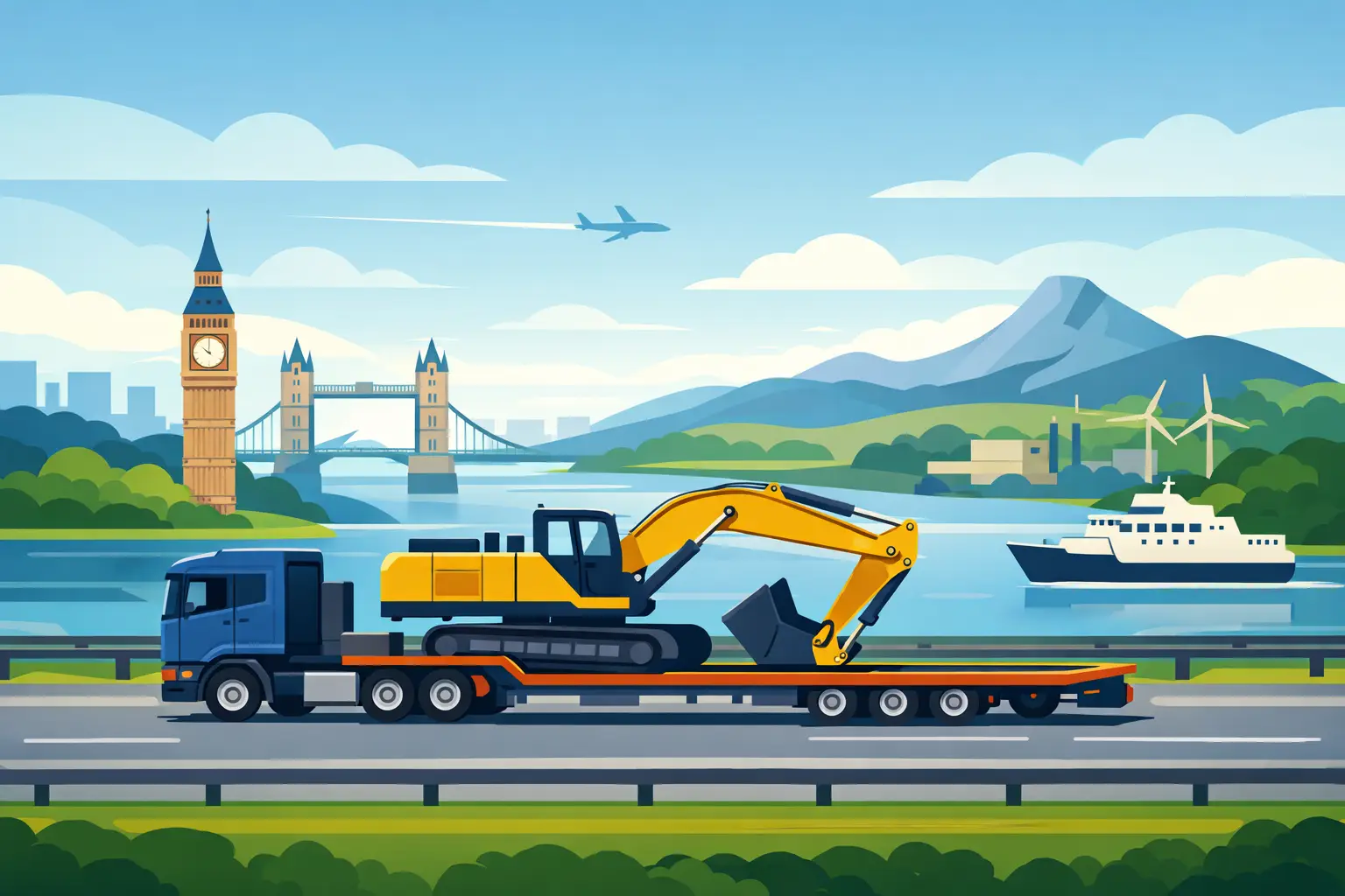 Large Machinery Transport Across the UK
