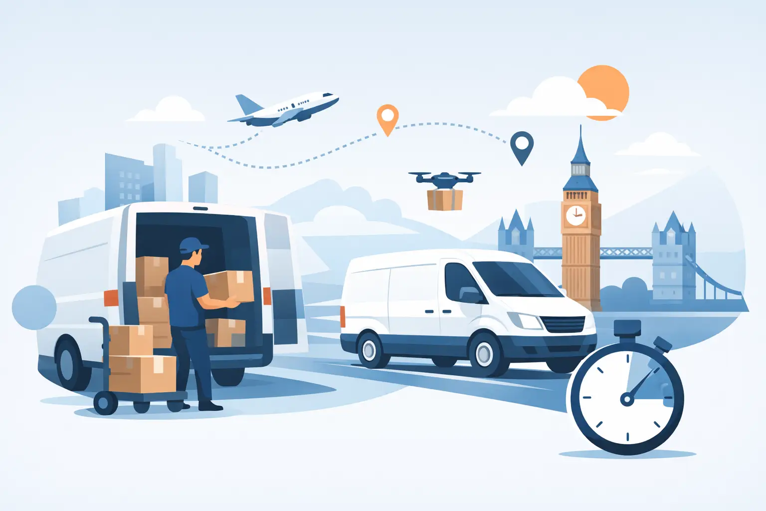 Same Day Courier UK for Urgent Loads