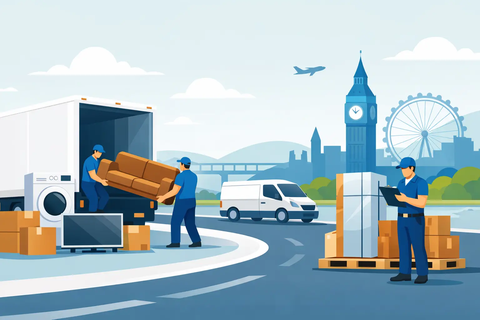 Bulky Item Delivery Service for UK Loads