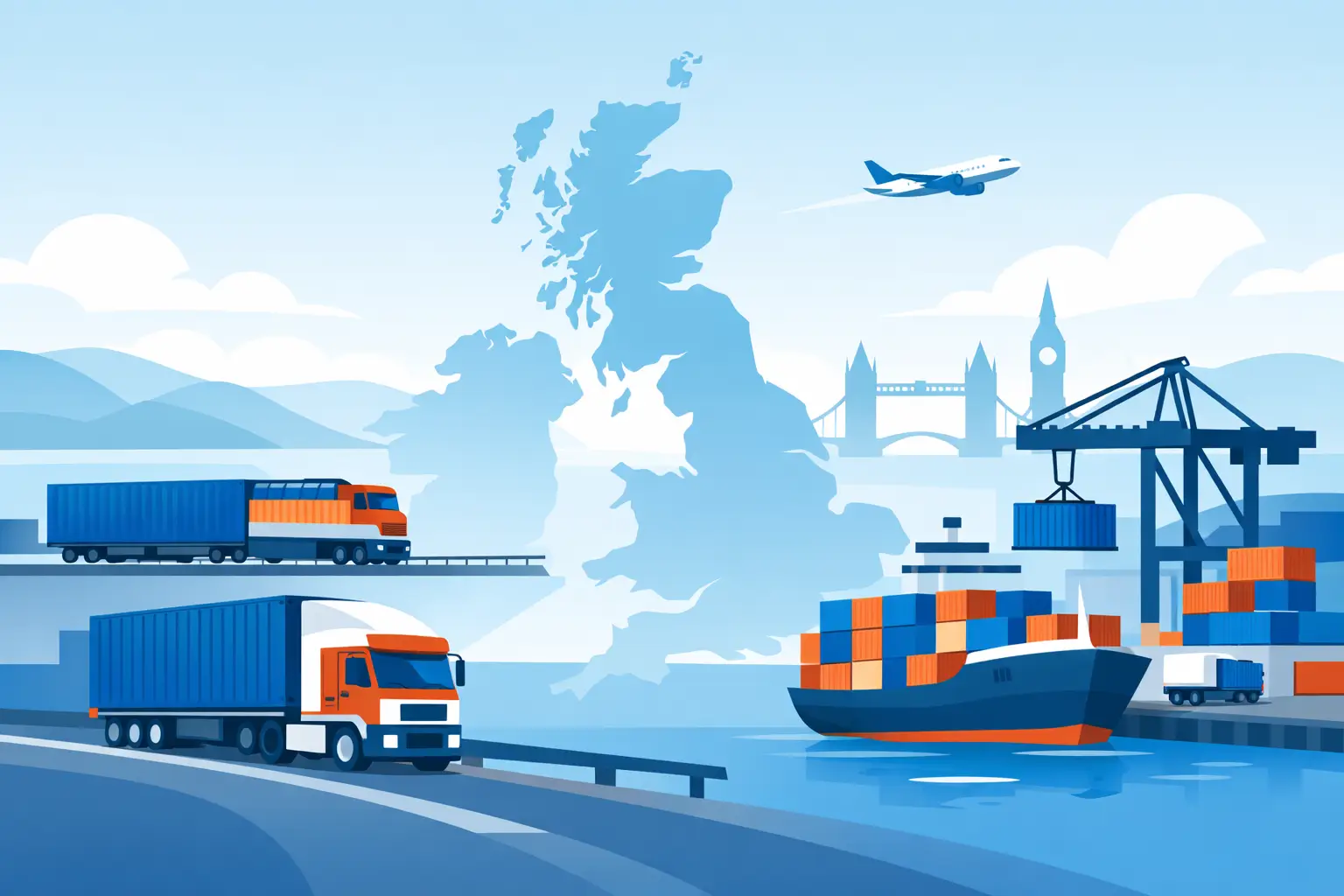 Shipping Container Transport Across the UK