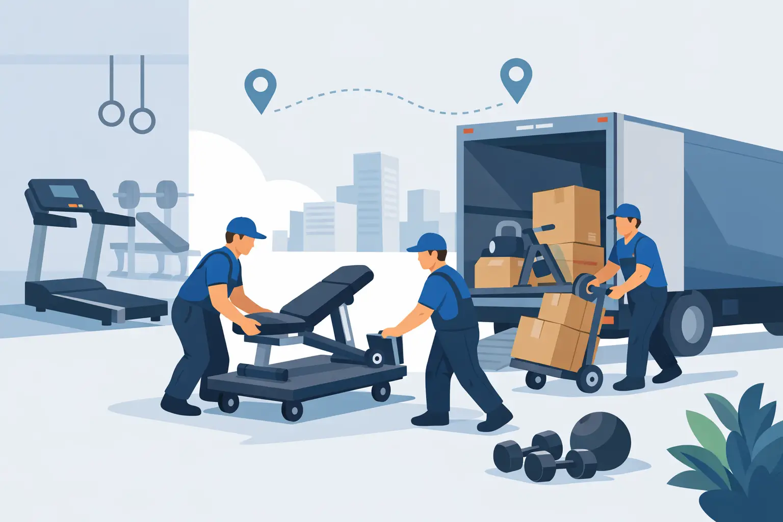 Best Way to Move Gym Equipment Safely