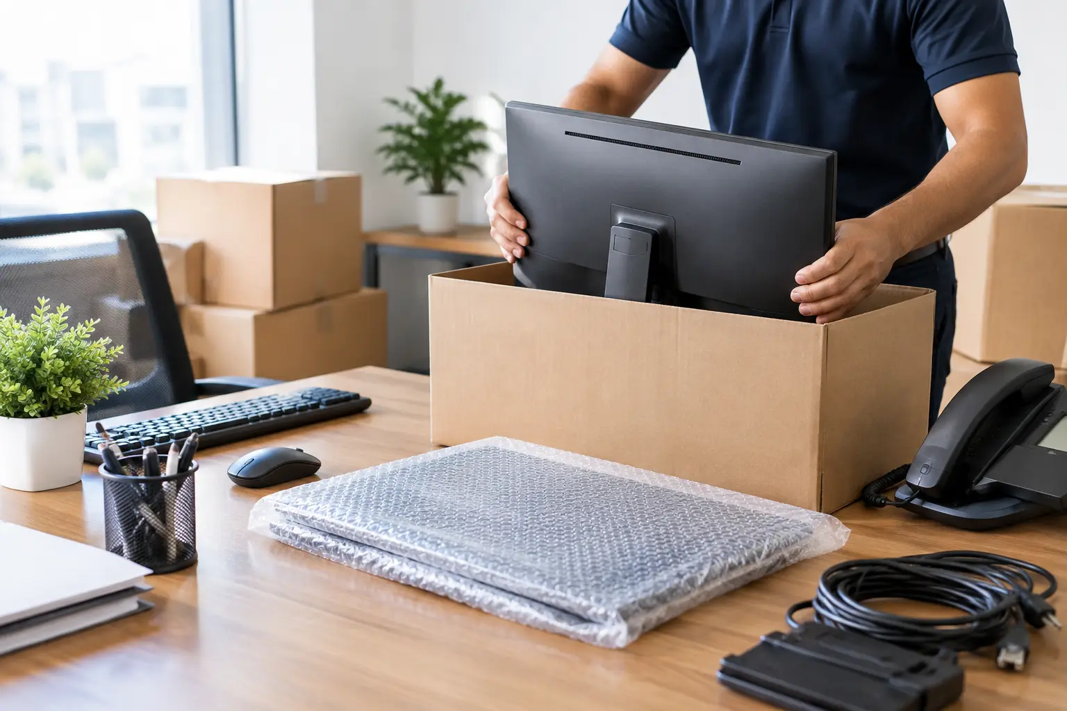 How to Prepare Office Equipment for a Move