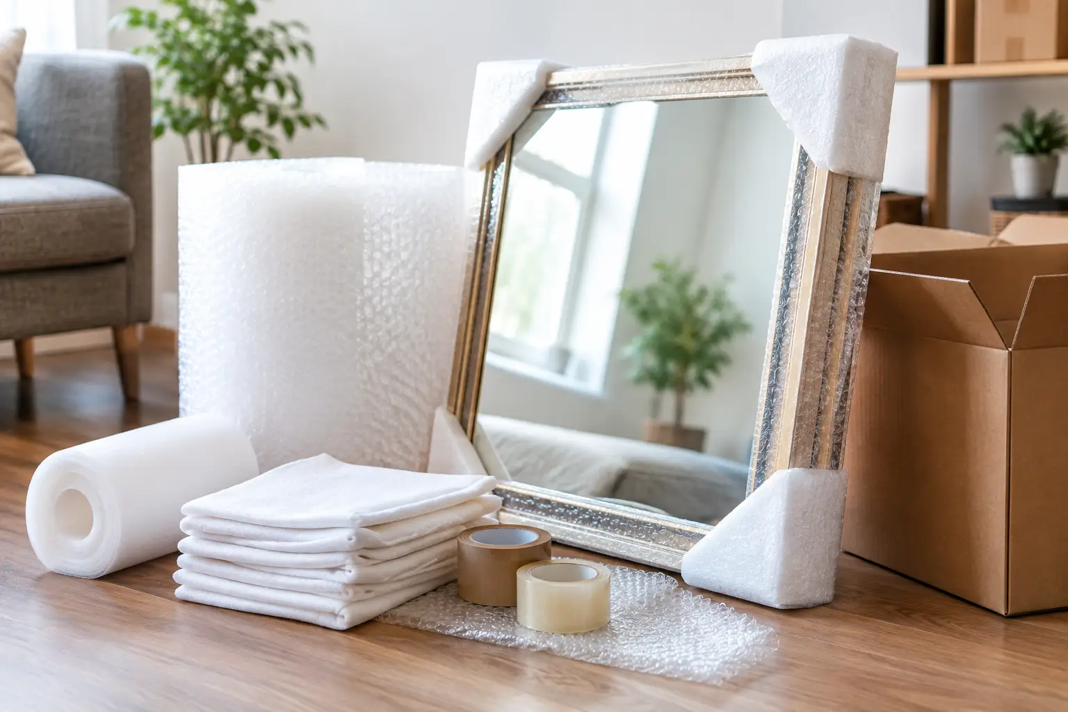 Best Packing Materials for Mirrors When Moving