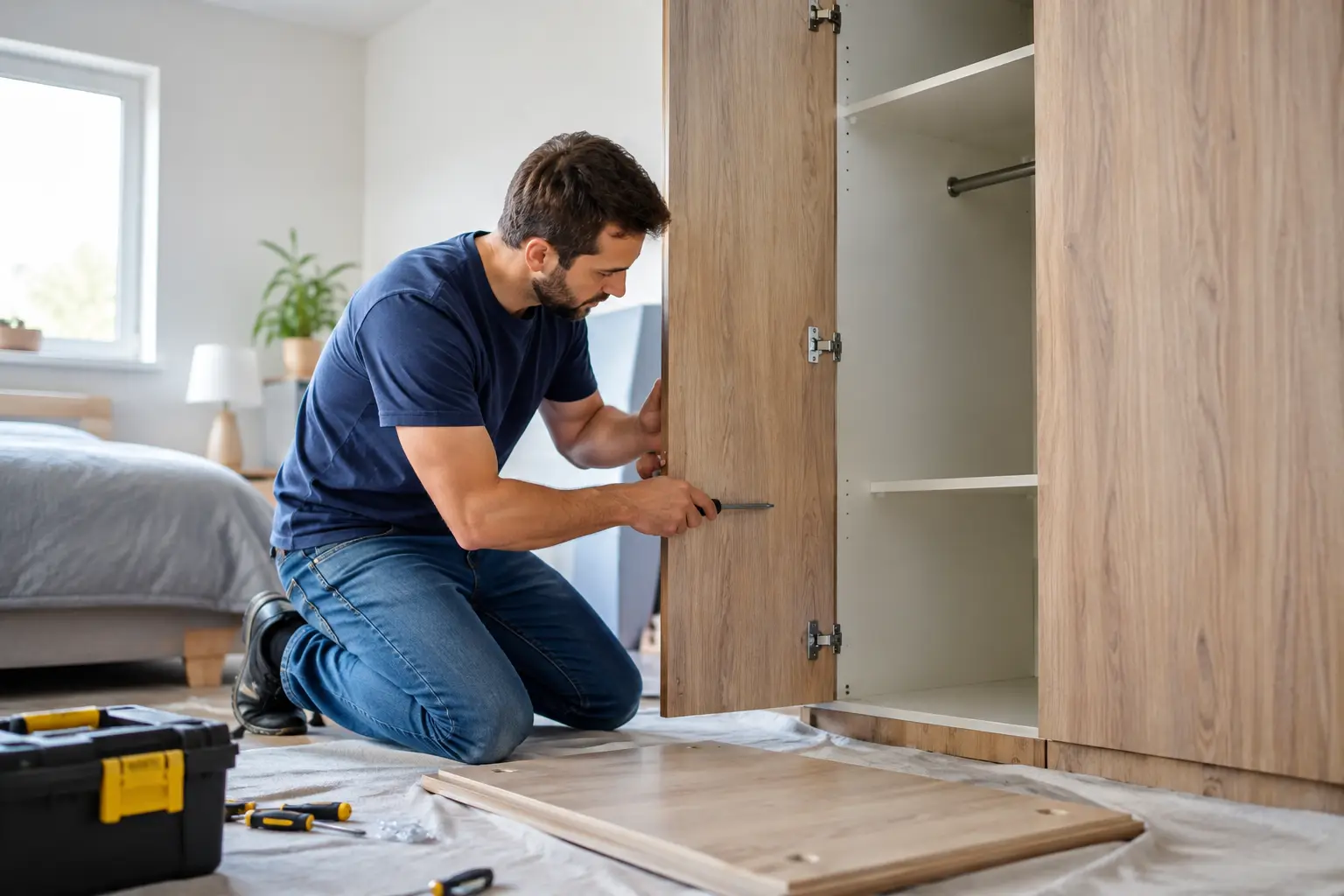 How to Dismantle Wardrobes Safely Before Moving