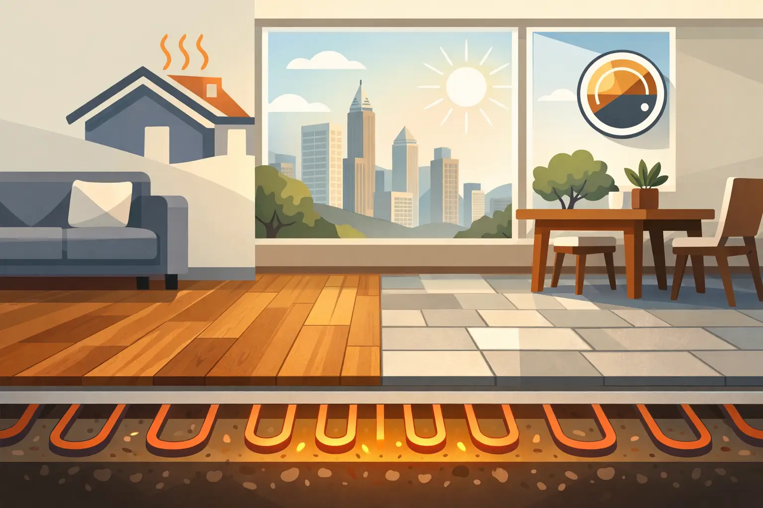 Best Flooring for Radiant Heat in Atlanta Homes