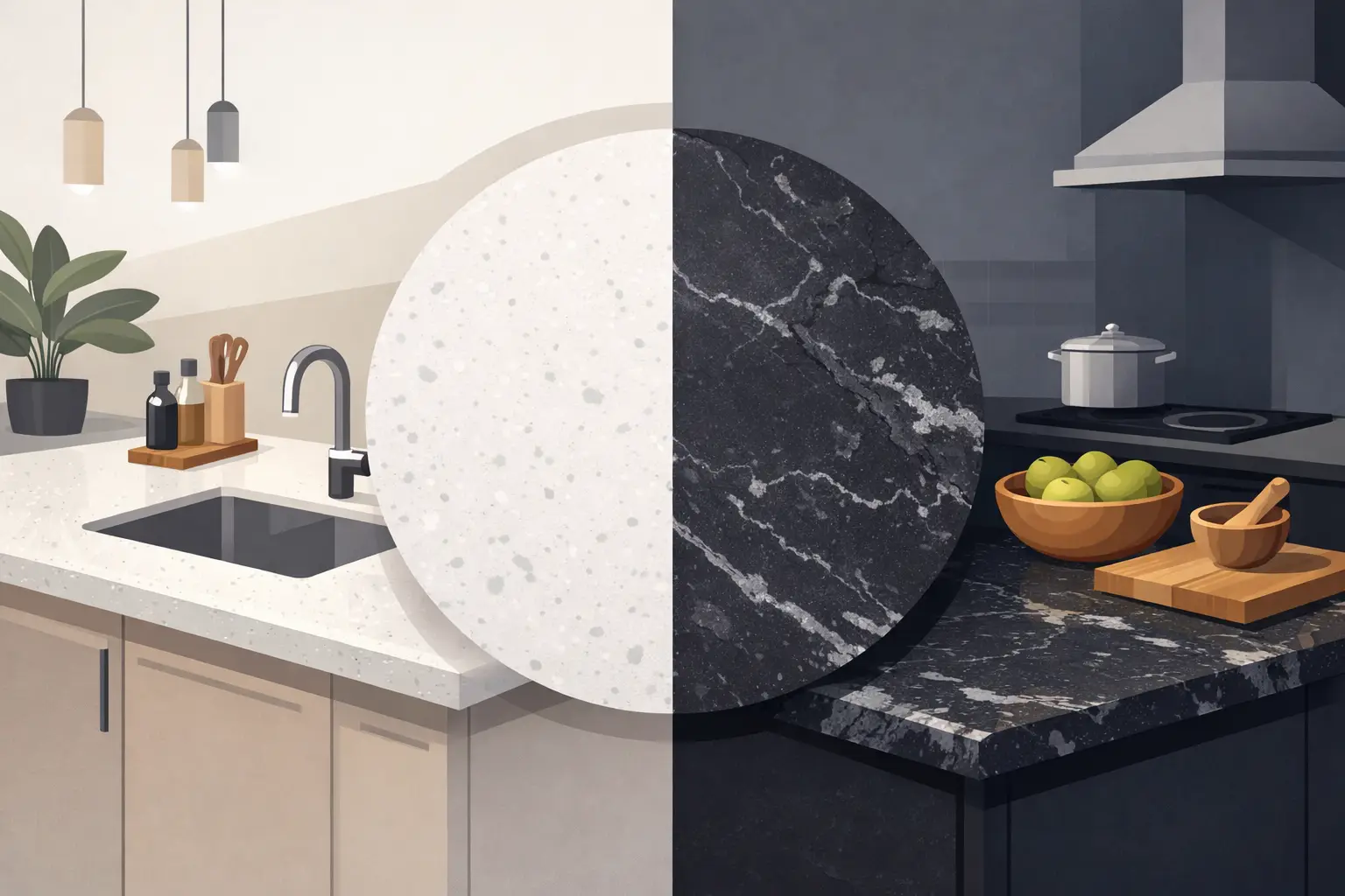 Quartz Versus Granite Countertops: Which Fits?