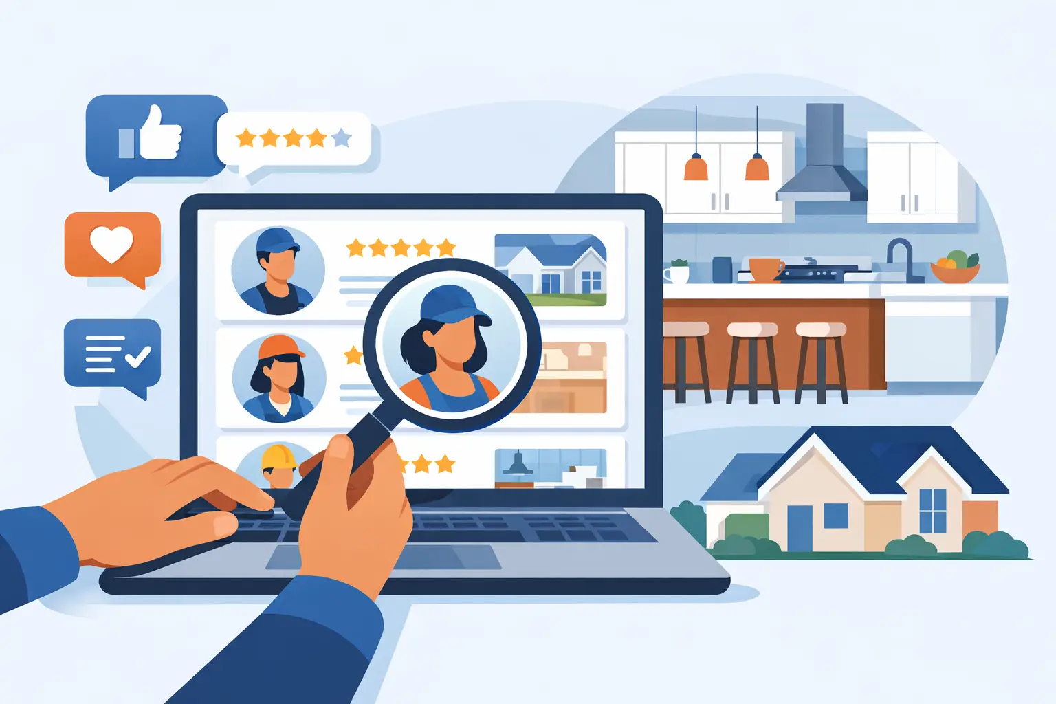 How to Read Local Kitchen Remodeler Reviews