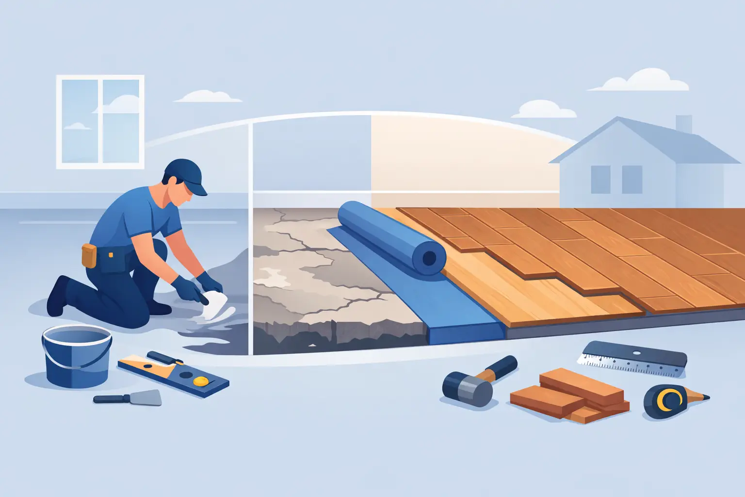 How to Prepare a Subfloor for Hardwood