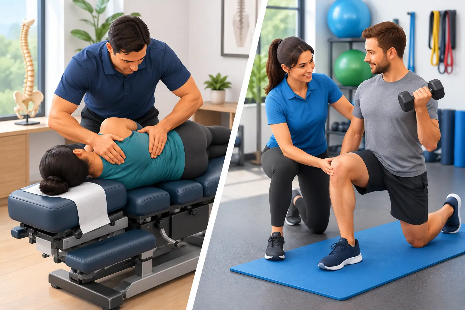 Chiropractic Versus Physical Therapy for Active Adults