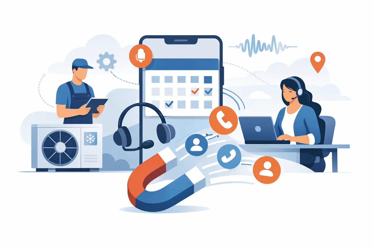 HVAC Booking Automation Case Study That Captures Calls