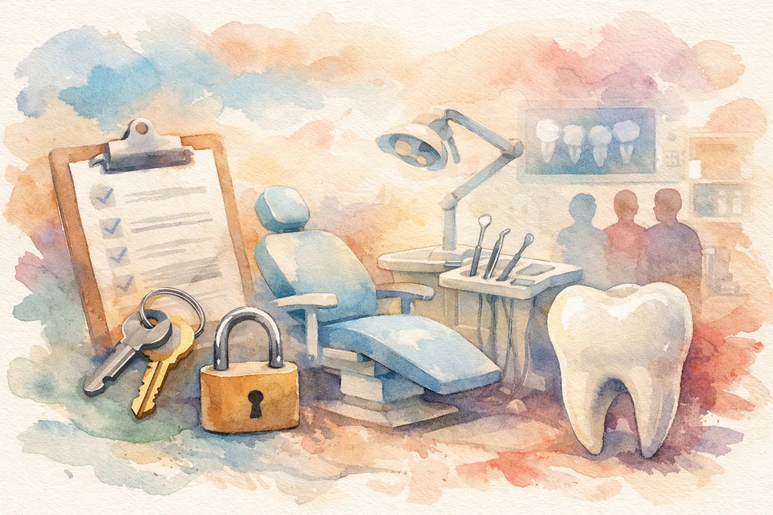 إدارة صلاحيات الموظفين في عيادة الأسنان