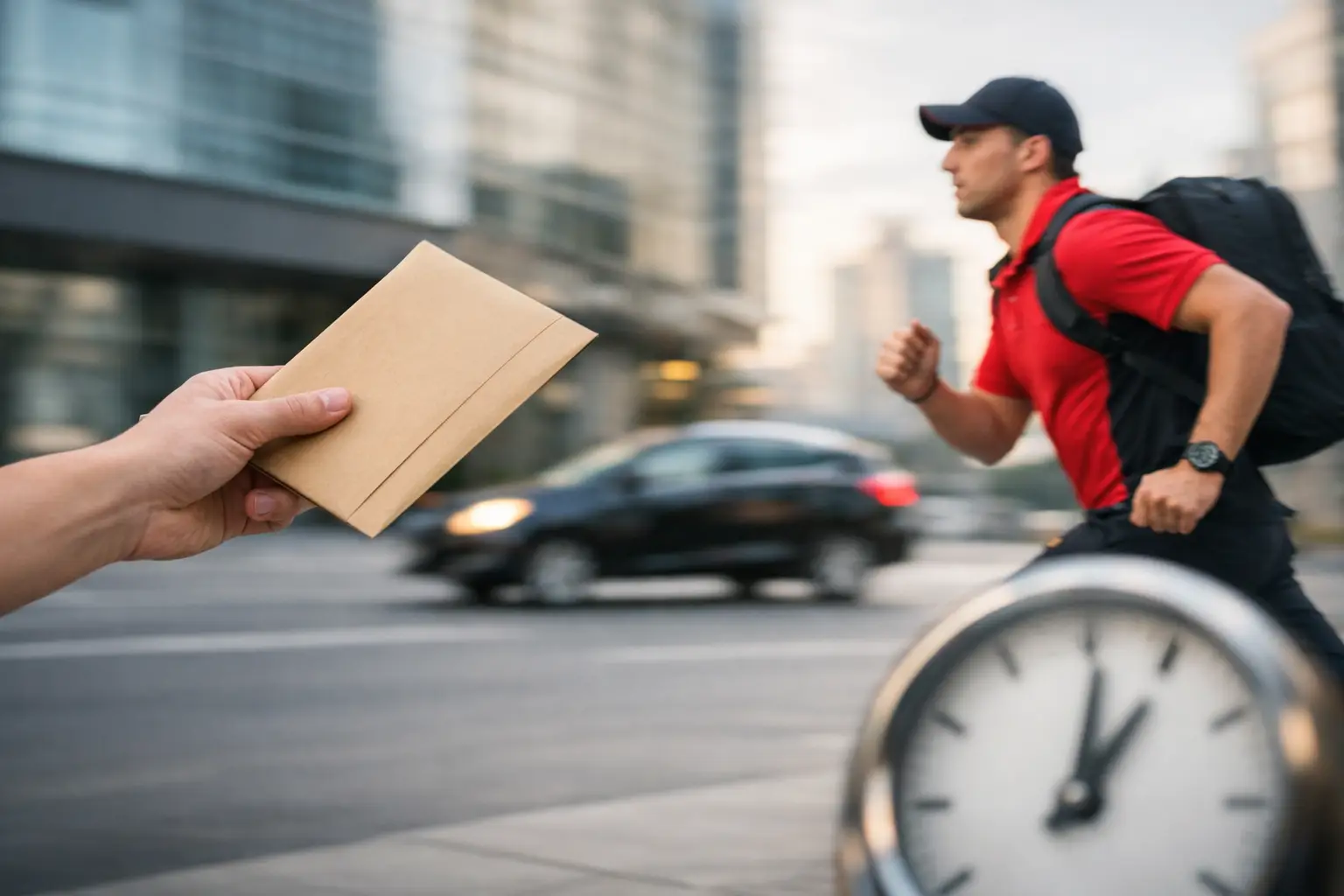 Fast Document Delivery Service When Time Matters