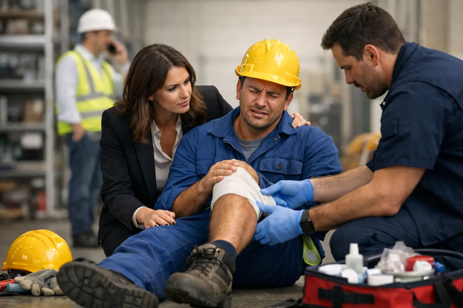 Qué hacer después de un accidente de trabajo