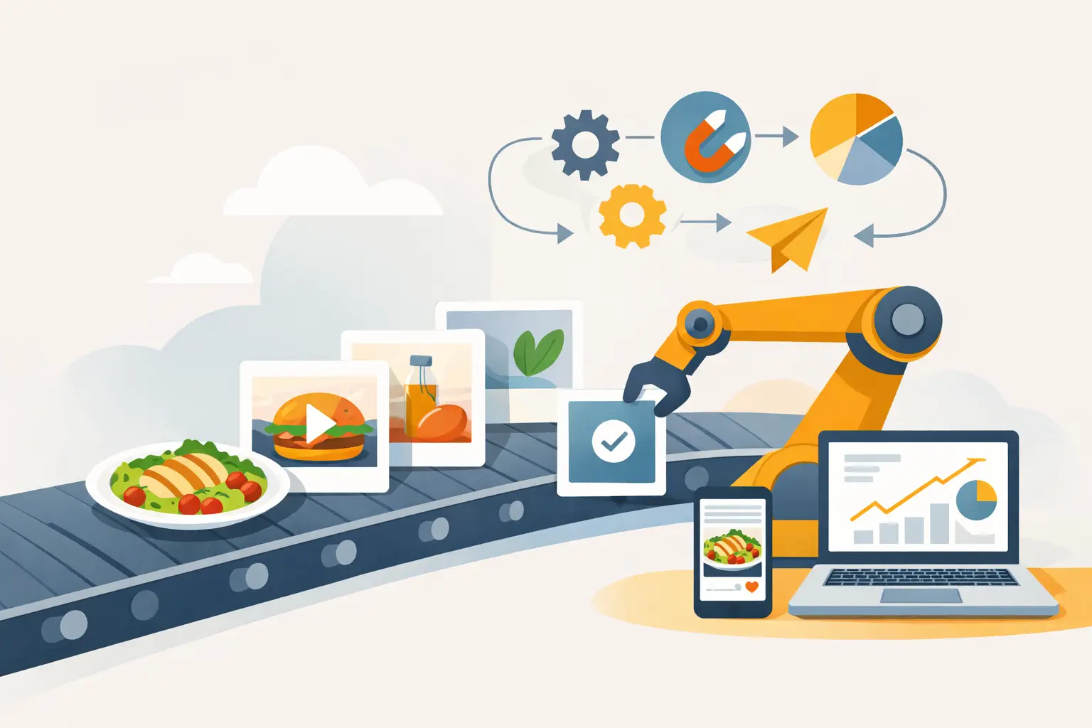 Food Marketing Automation That Keeps Content Moving