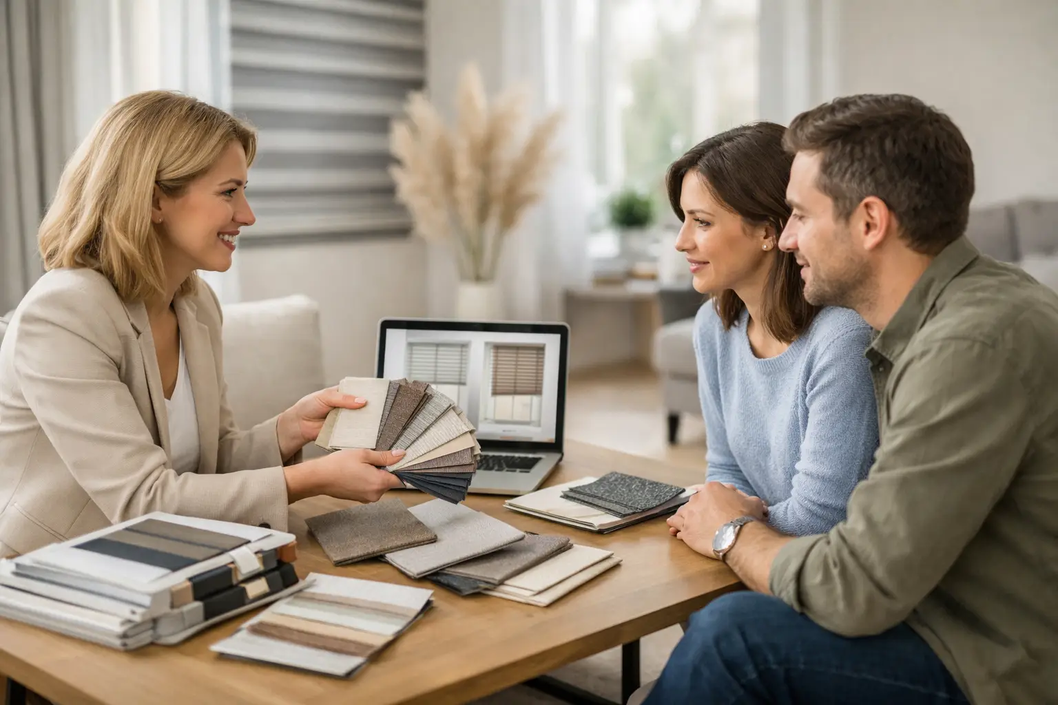 Hoe werkt advies aan huis voor raamdecoratie?