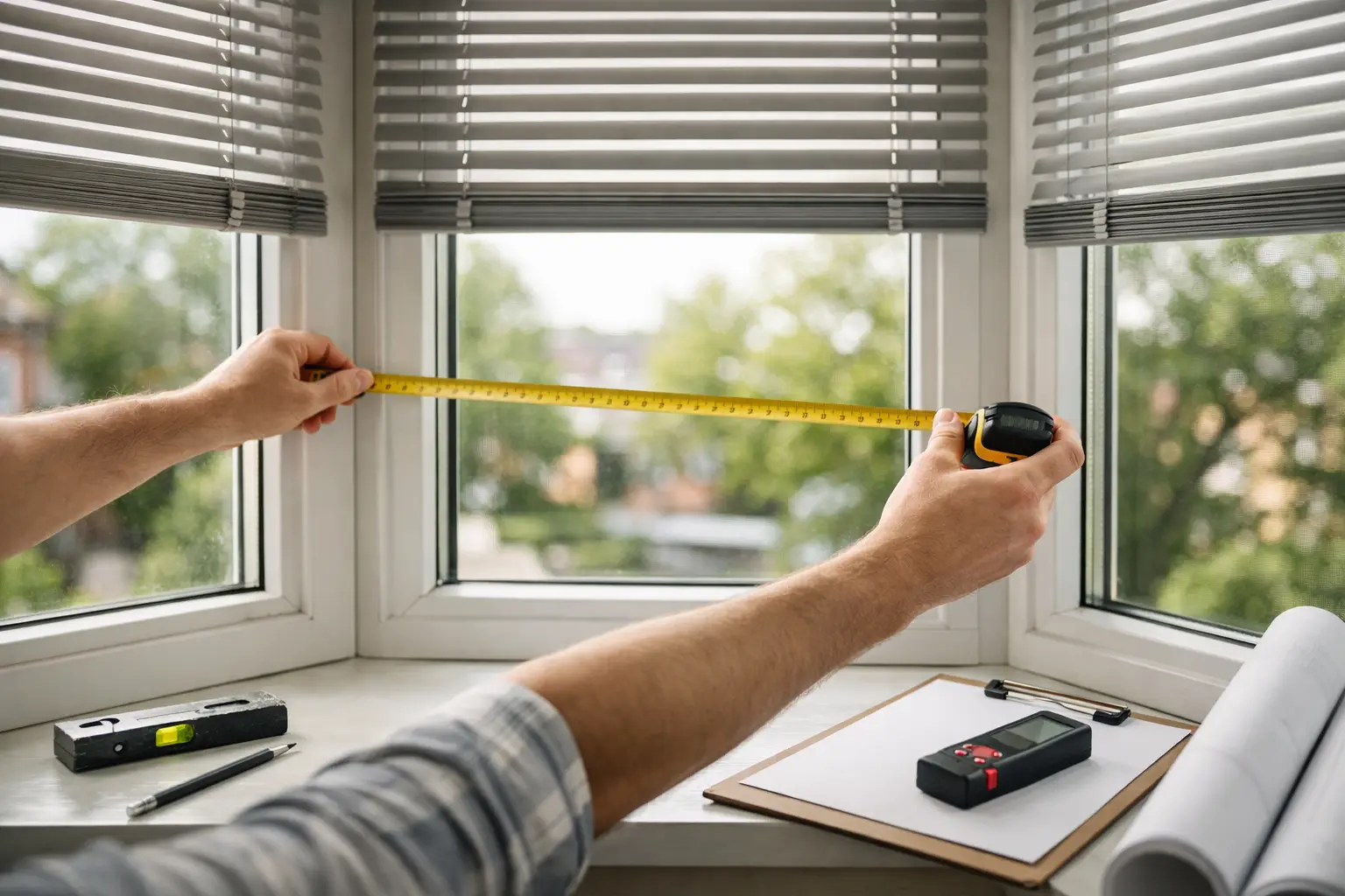 Jaloezieën inmeten voor een erker zonder meetfouten
