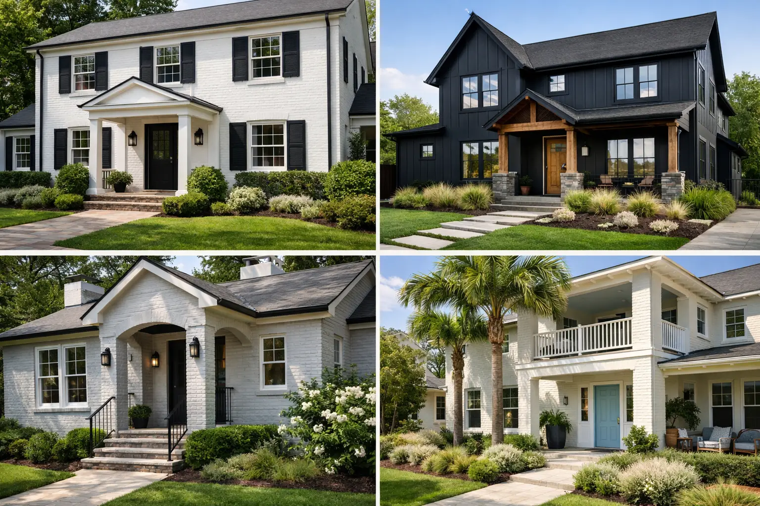 12 Painted Brick House Ideas That Work