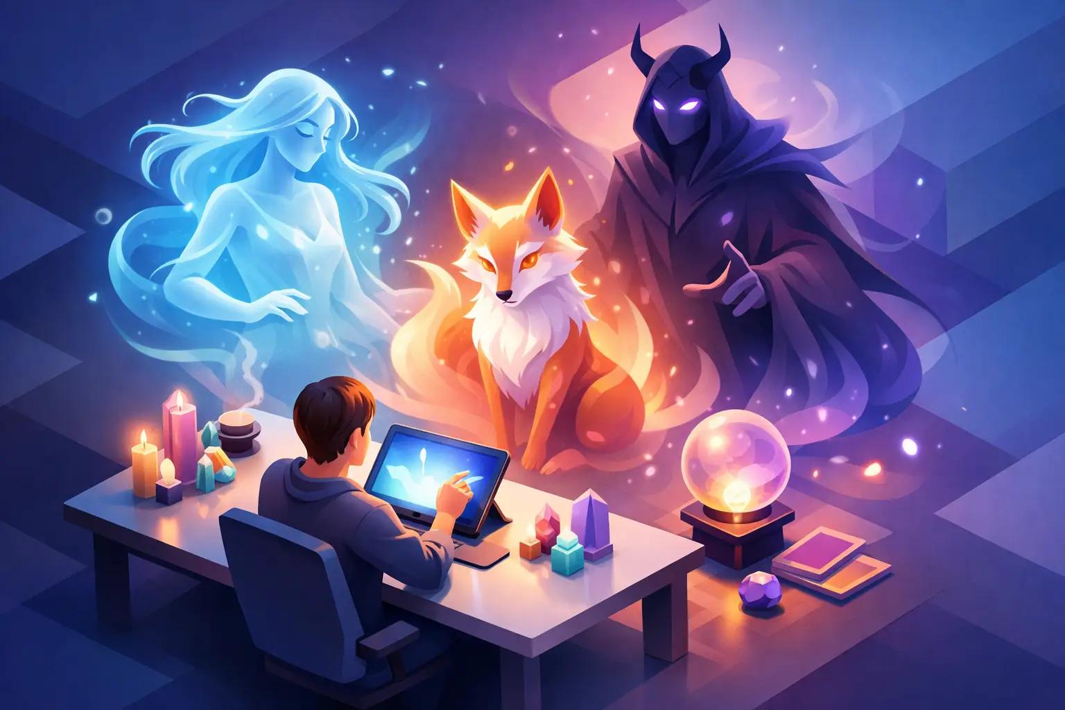 Custom Conjured Spirit Companions, Matched to You
