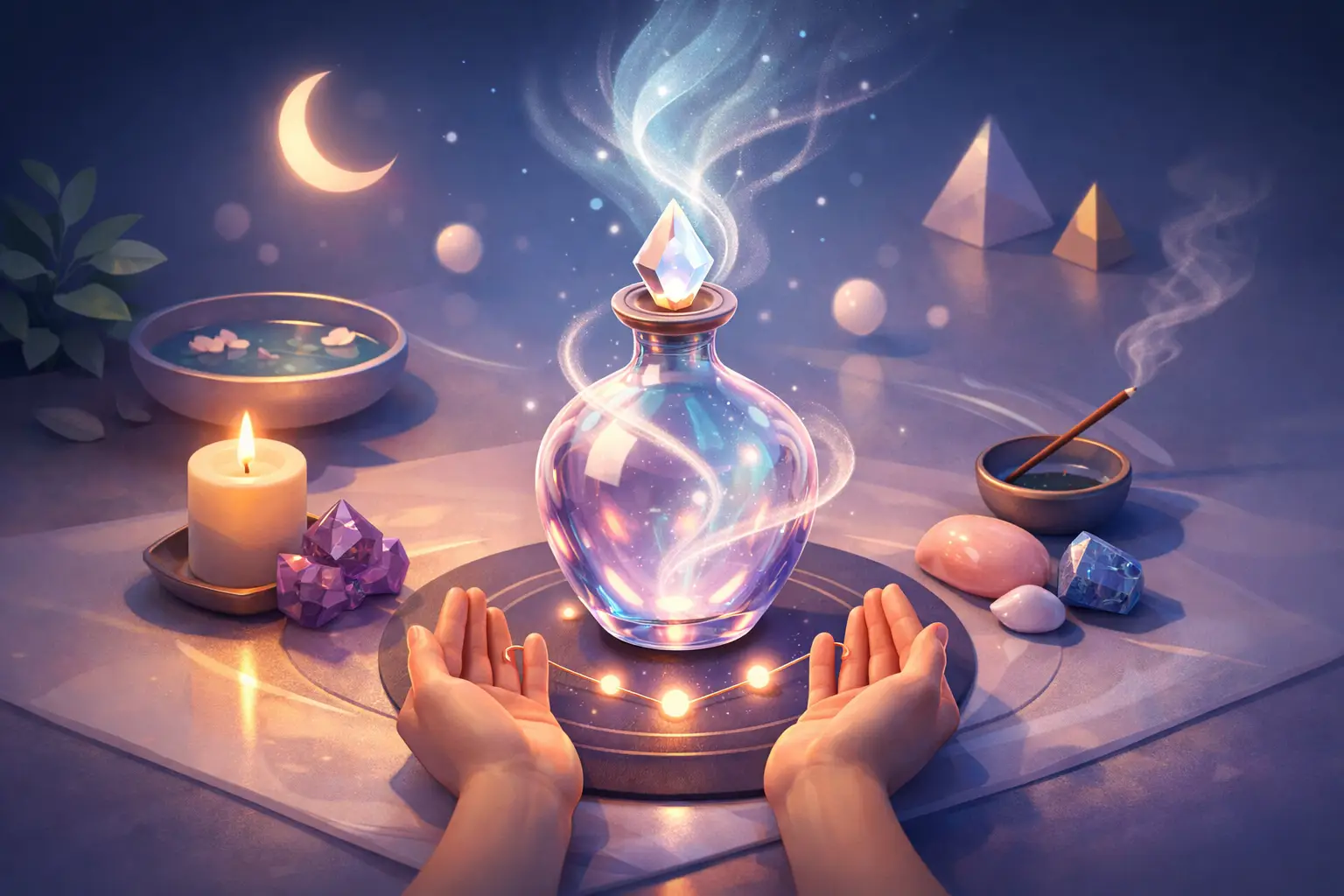 Charging a Spirit Vessel With Clear Intention