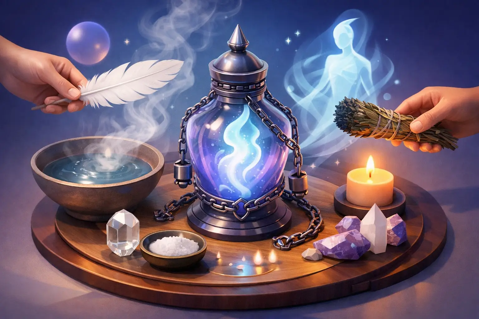 Cleansing a Spirit Vessel Without Breaking Its Bond