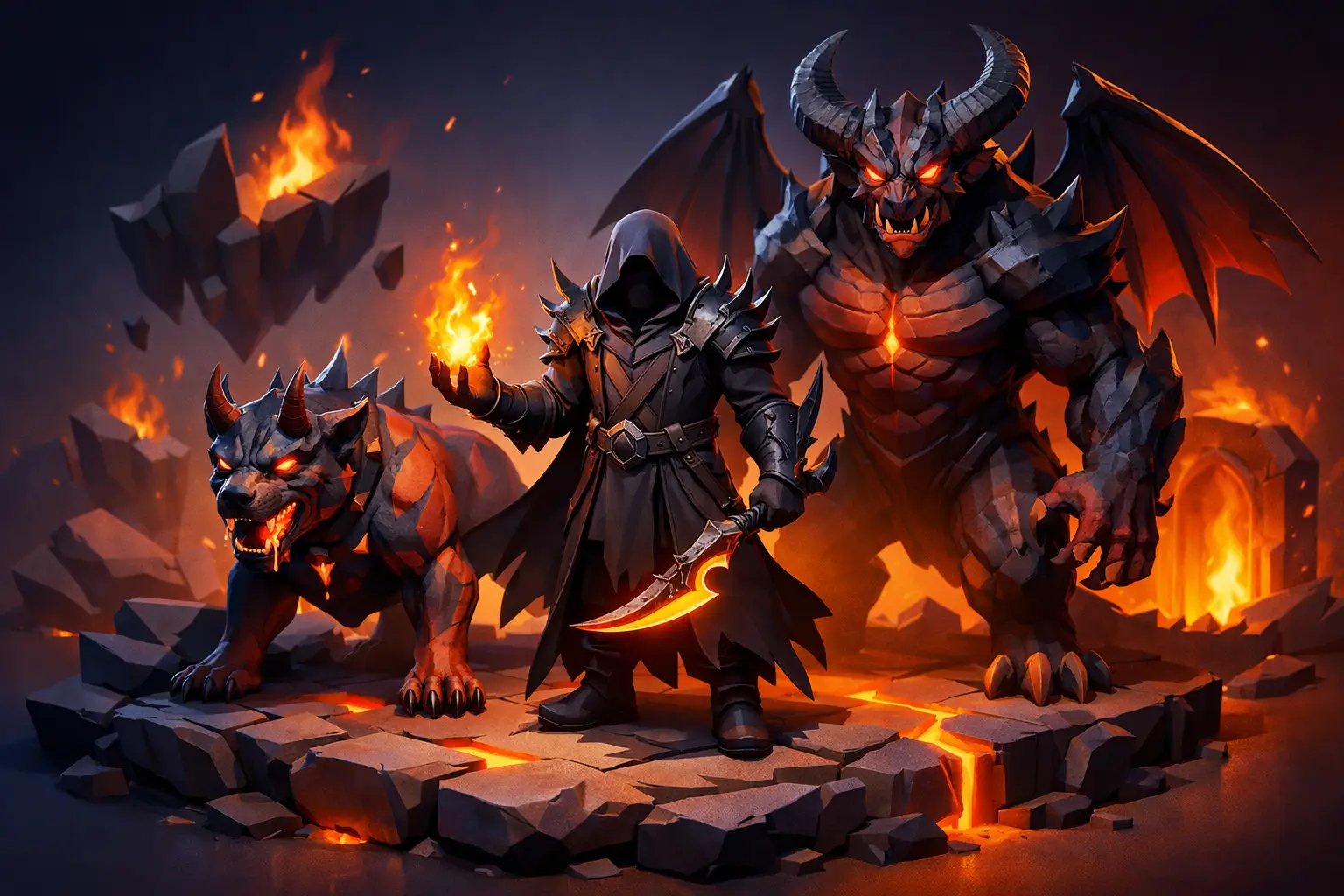 Pit Demon Companions for Protection and Power